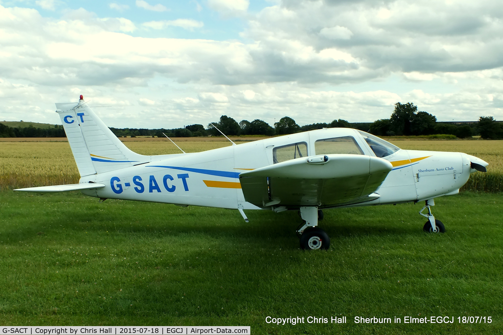 G-SACT, 1988 Piper PA-28-161 Cadet C/N 2841048, Sherburn Aero Club