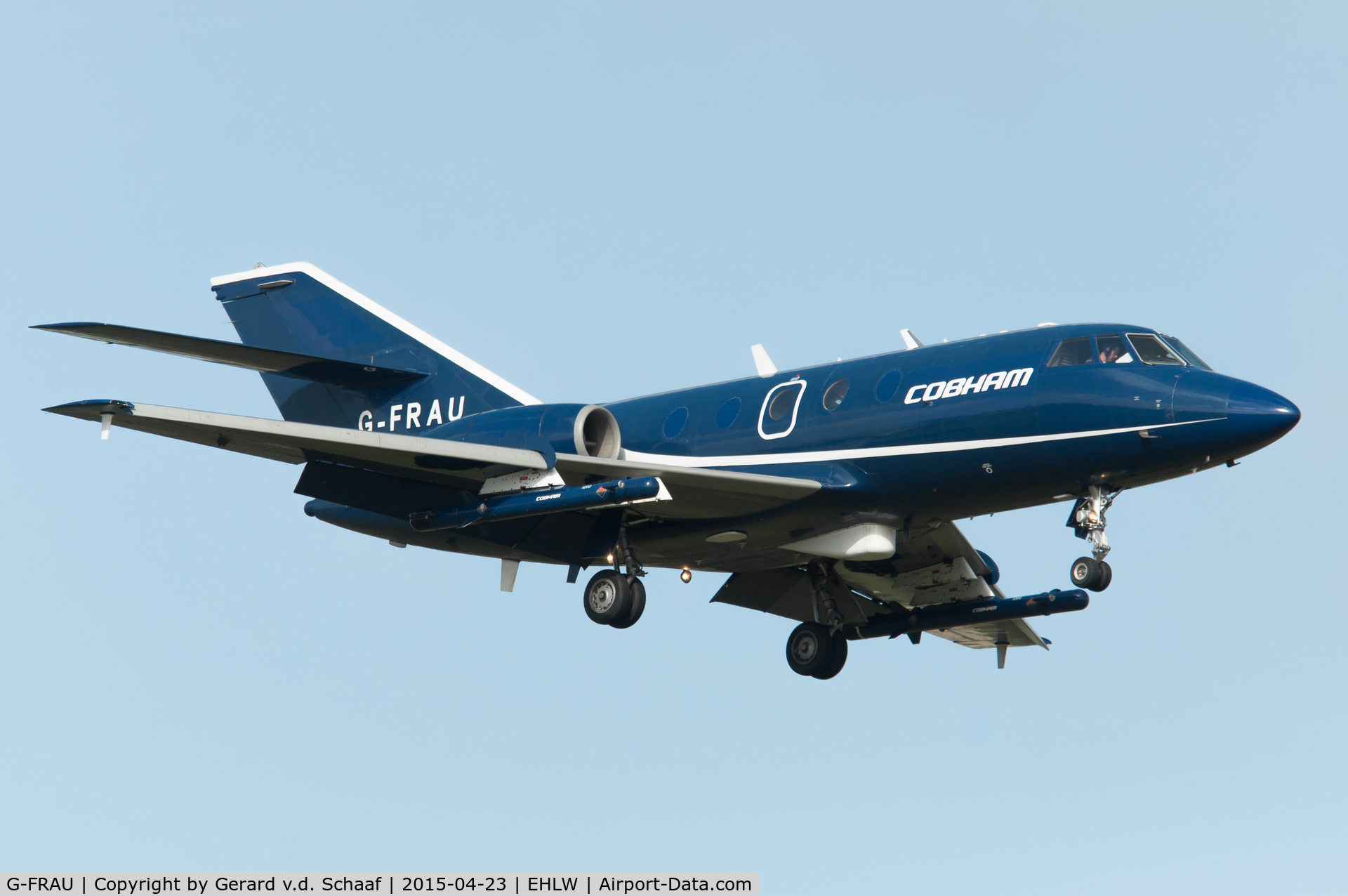 G-FRAU, 1967 Dassault Falcon (Mystere) 20C C/N 97, Leeuwarden, April 2015