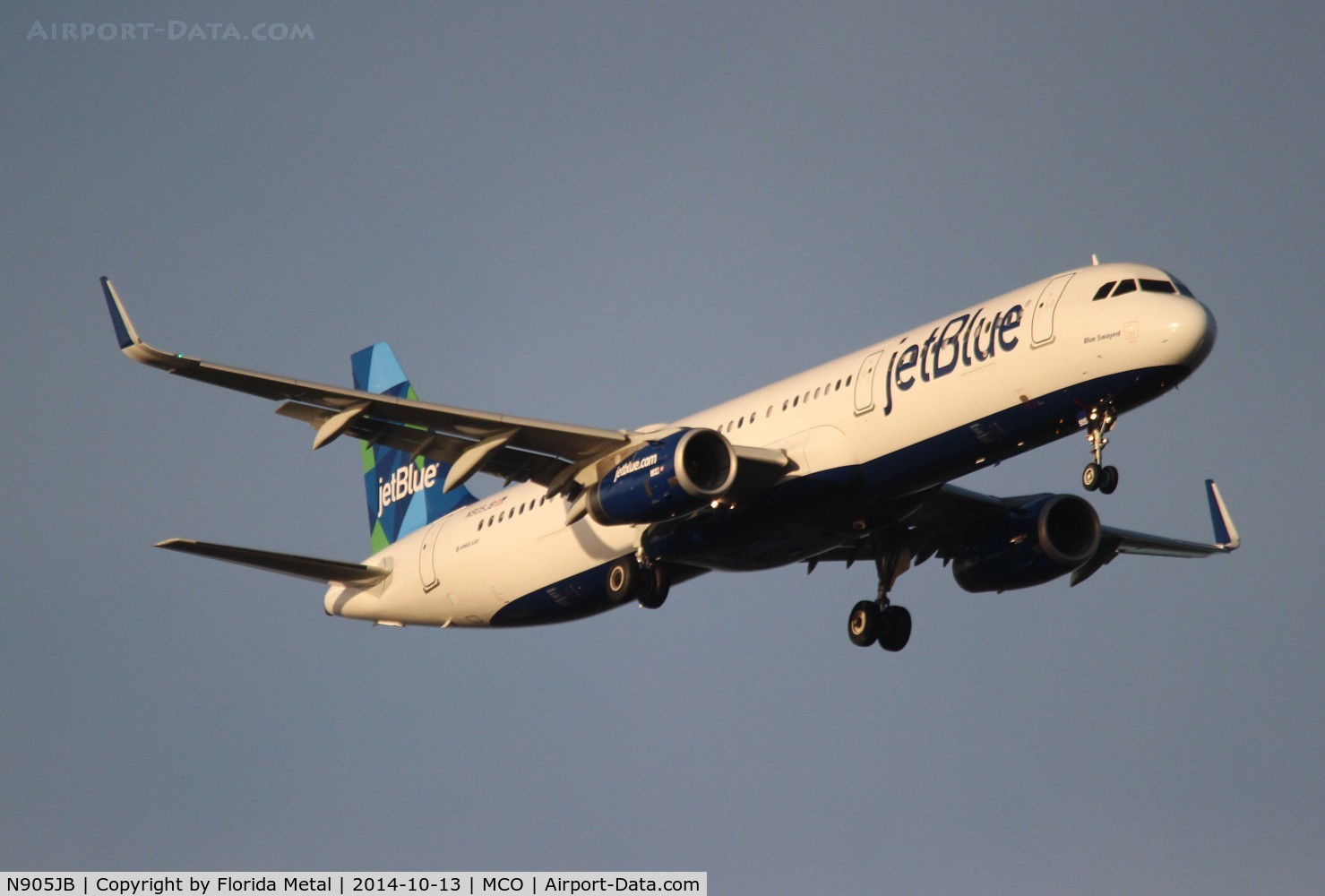 N905JB, 2013 Airbus A321-231 C/N 5854, Jet Blue