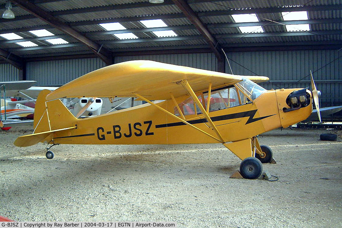 G-BJSZ, 1944 Piper L-4H Grasshopper (J3C-65D) C/N 11874, Piper J-3C-65 Cub [12047] Enstone~G 17/03/2004