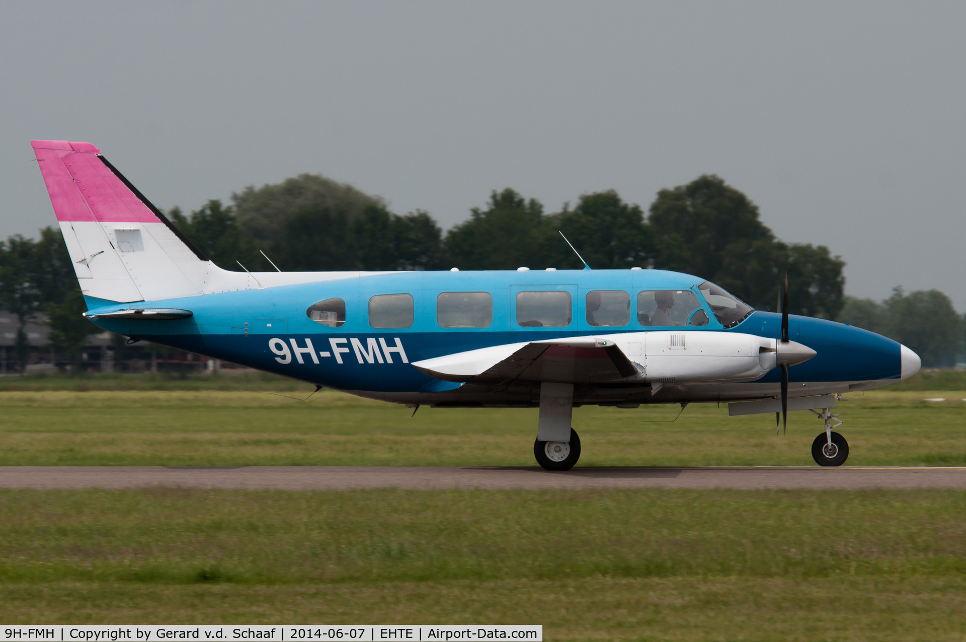 9H-FMH, 1975 Piper PA-31-350 Navajo Chieftain Chieftain C/N 31-7552075, Teuge, June 2014
