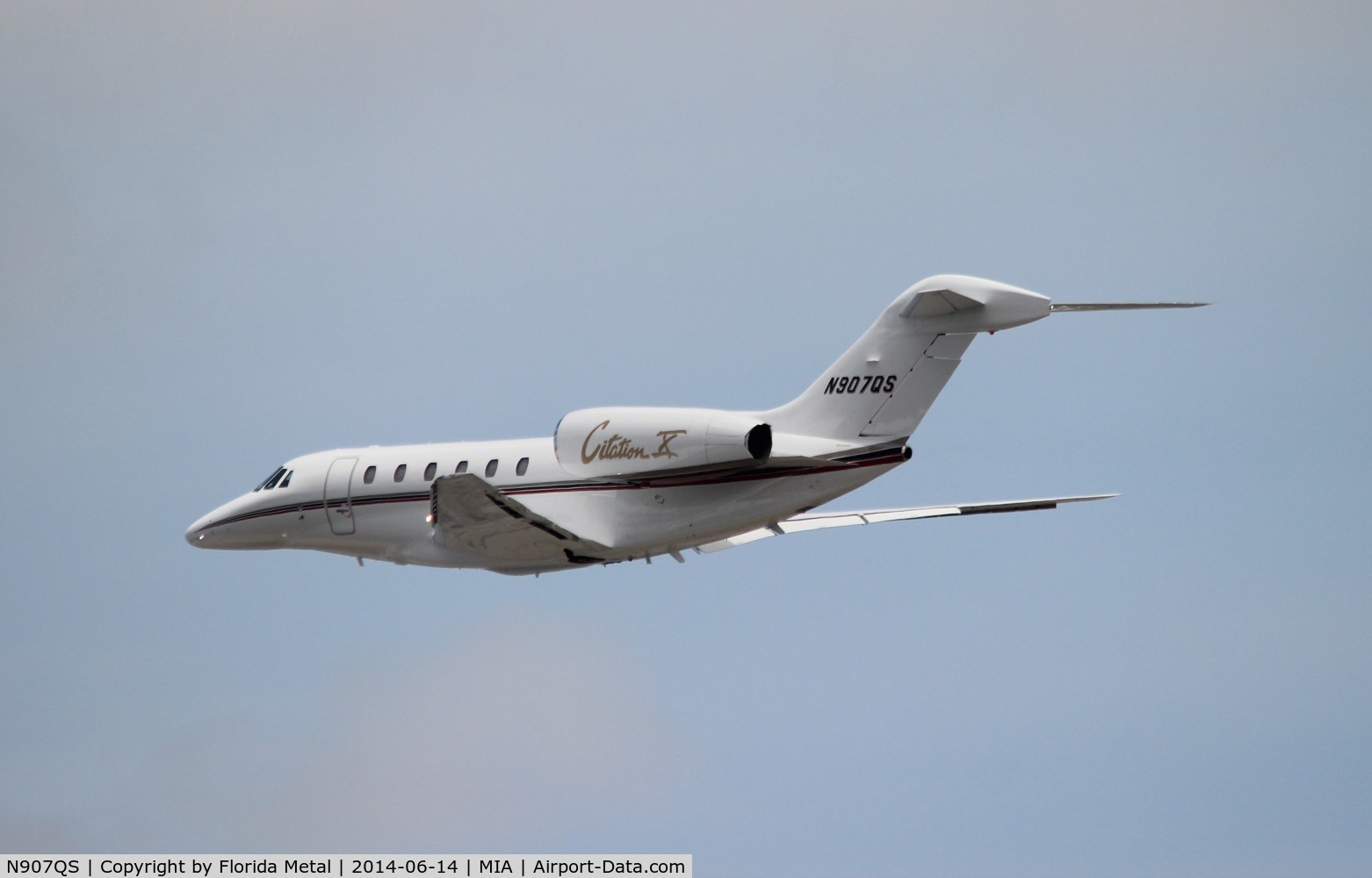 N907QS, 2002 Cessna 750 Citation X C/N 750-0201, Net Jets