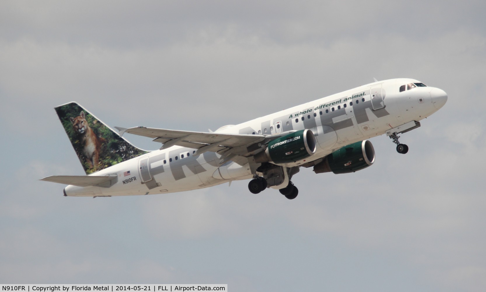 N910FR, 2002 Airbus A319-112 C/N 1781, Frontier