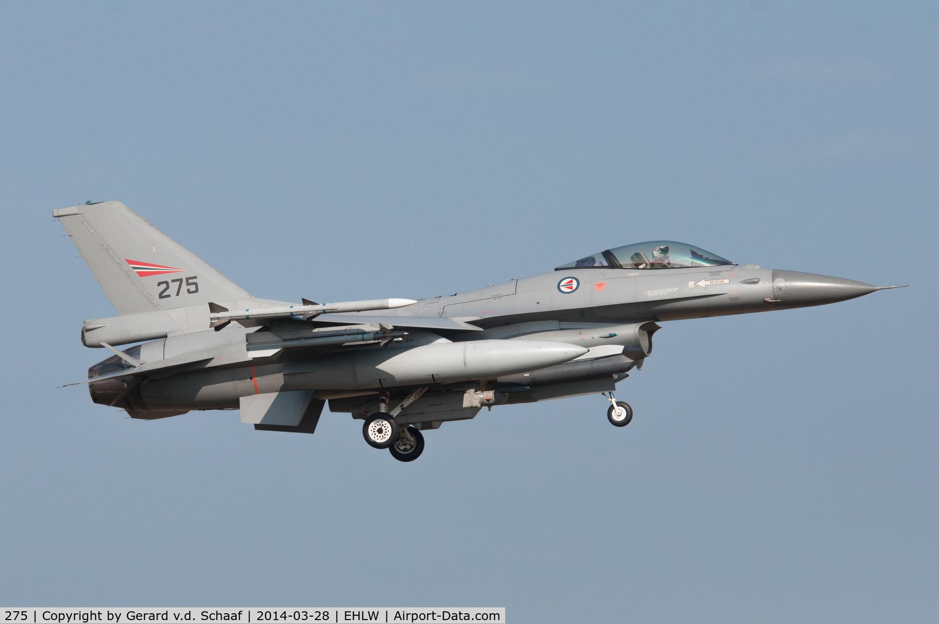 275, 1980 General Dynamics F-16A Fighting Falcon C/N 6K-4, Leeuwarden, March 2014