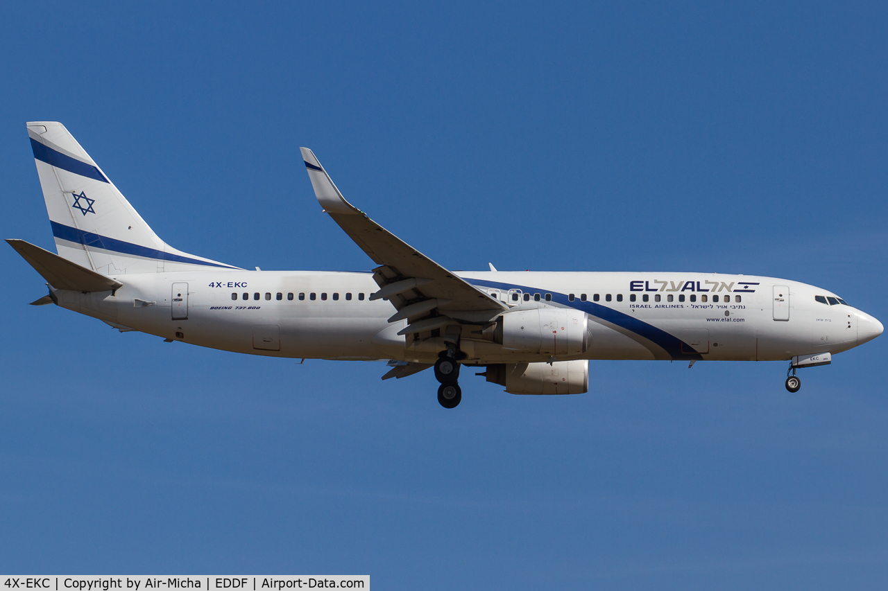 4X-EKC, 1999 Boeing 737-858 C/N 29959, EL AL Israel Airlines