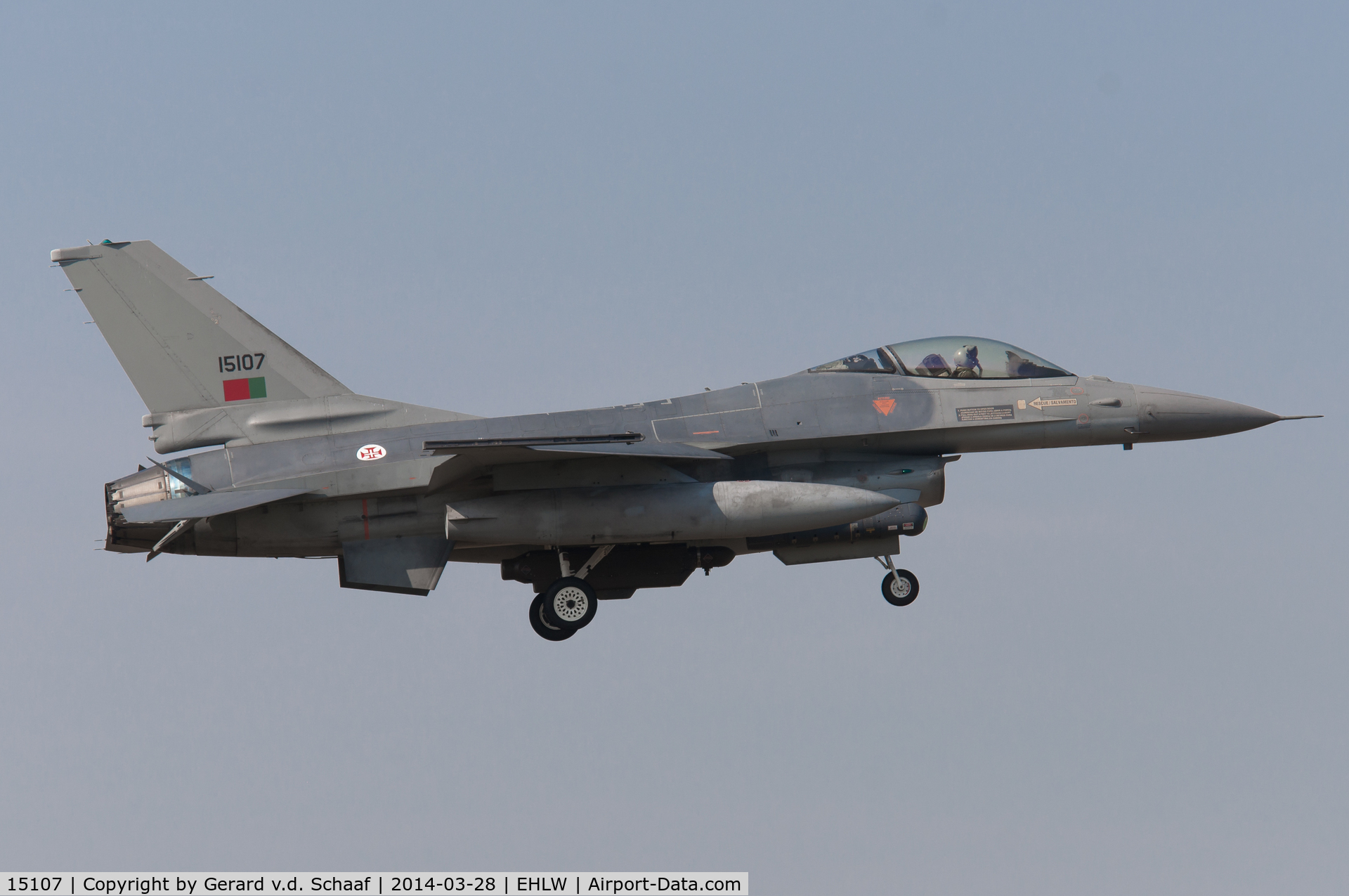 15107, Lockheed F-16A Fighting Falcon C/N AA-7, Leeuwarden, March 2014