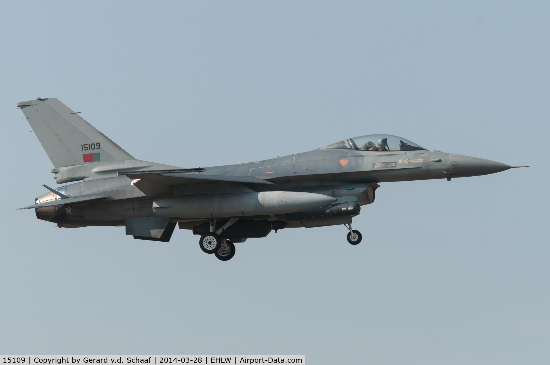 15109, Lockheed F-16A Fighting Falcon C/N AA-09, Leeuwarden, March 2014