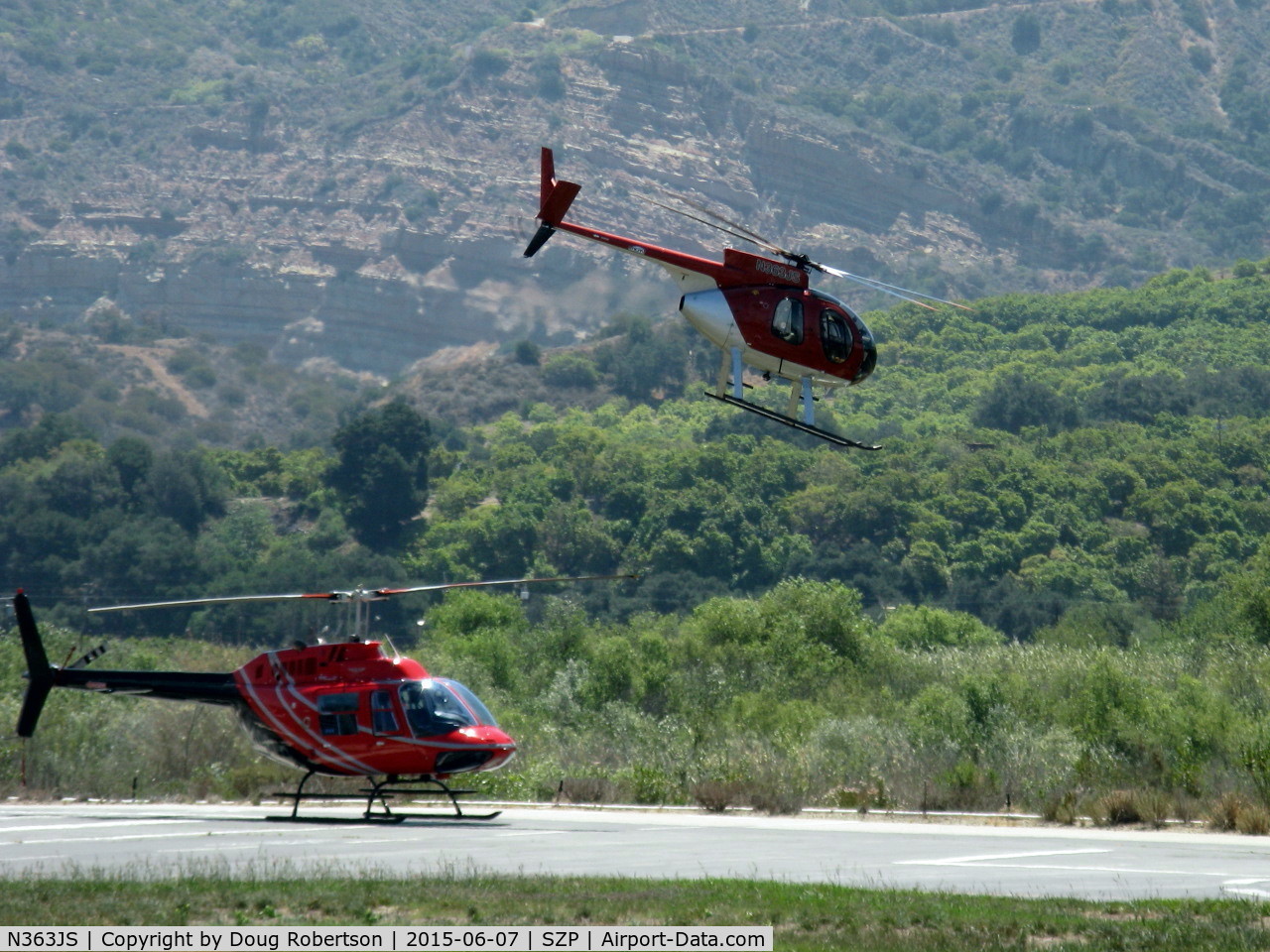 N363JS, 1973 Hughes 369HS C/N 930517S, 1973 Hughes 369HS, Allison 250-C18A Turboshaft 400/317 shp, departure climb