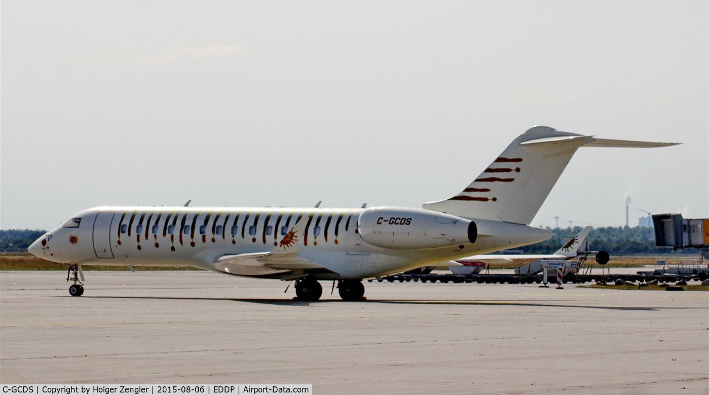 C-GCDS, 2003 Bombardier BD-700-1A10 Global Express C/N 9137, Camouflaged aircraft on apron 1 east......