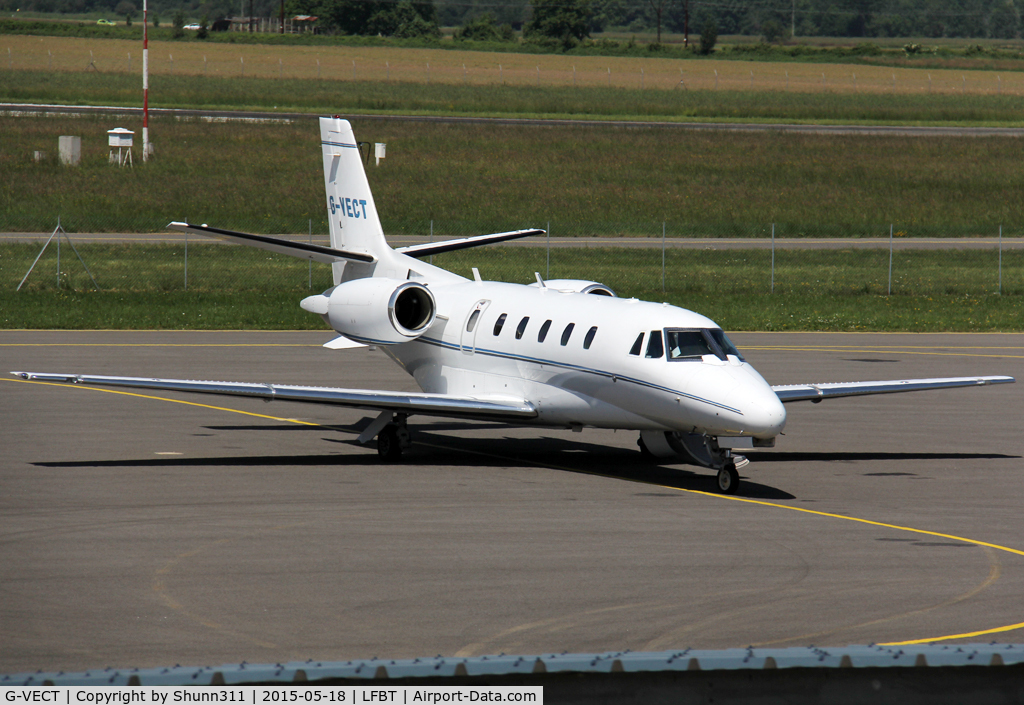 G-VECT, 2001 Cessna 560XL Citation Excel C/N 560-5161, Parked at the General Aviation area...