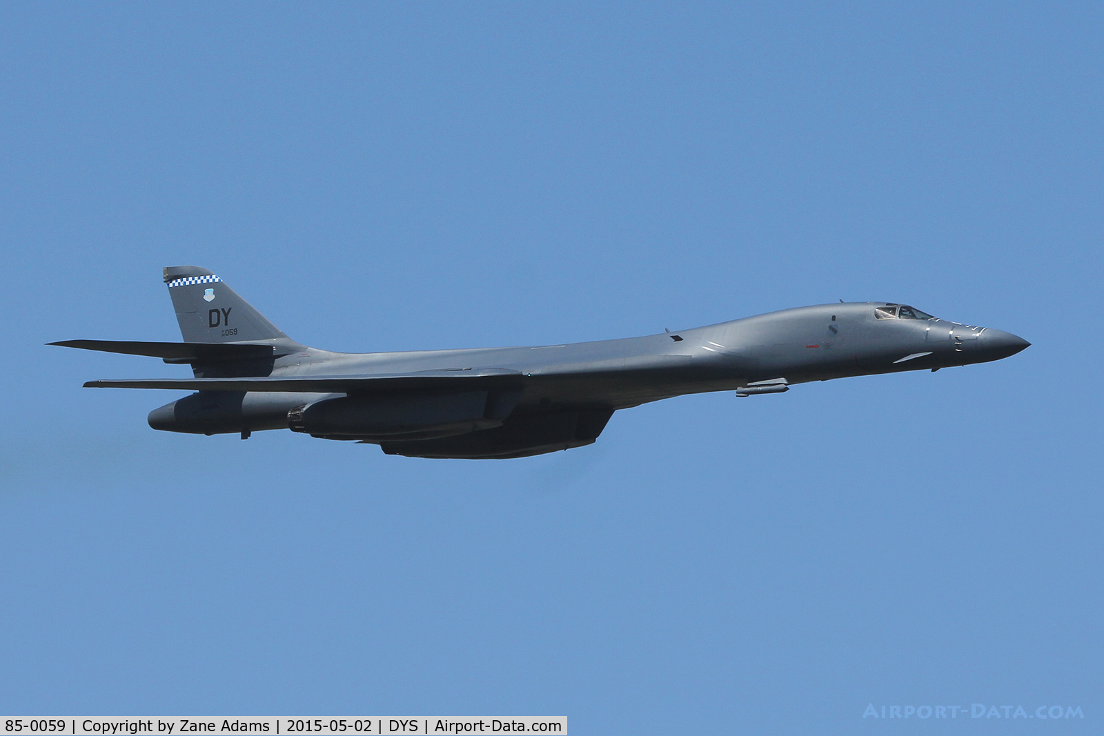 85-0059, 1985 Rockwell B-1B Lancer C/N 19, At the 2014 Big Country Airshow - Dyess AFB, TX