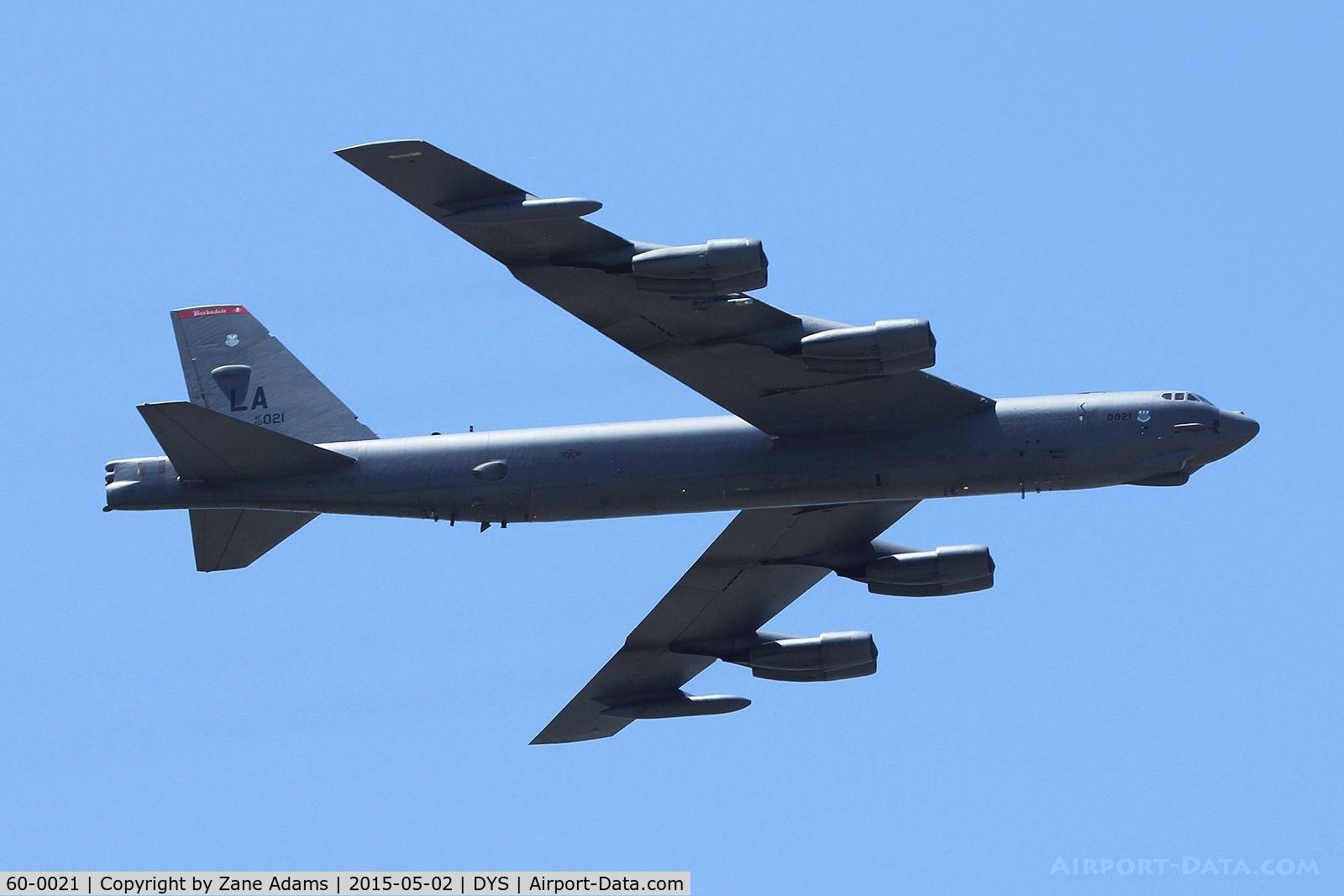 60-0021, 1960 Boeing B-52H Stratofortress C/N 464386, At the 2014 Big Country Airshow - Dyess AFB, TX