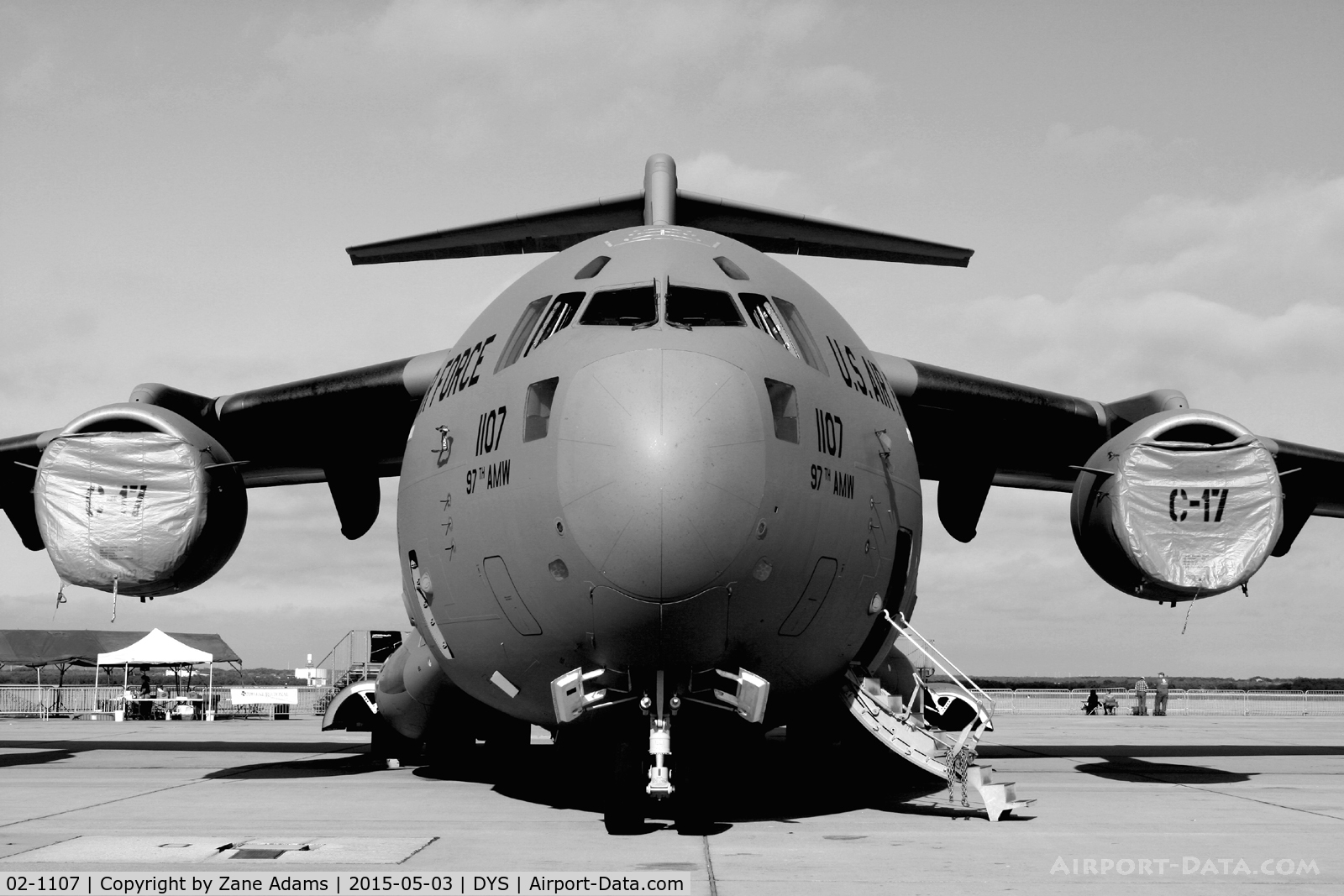 02-1107, 2002 Boeing C-17A Globemaster III C/N P-107, At the 2014 Big Country Airshow - Dyess AFB, TX