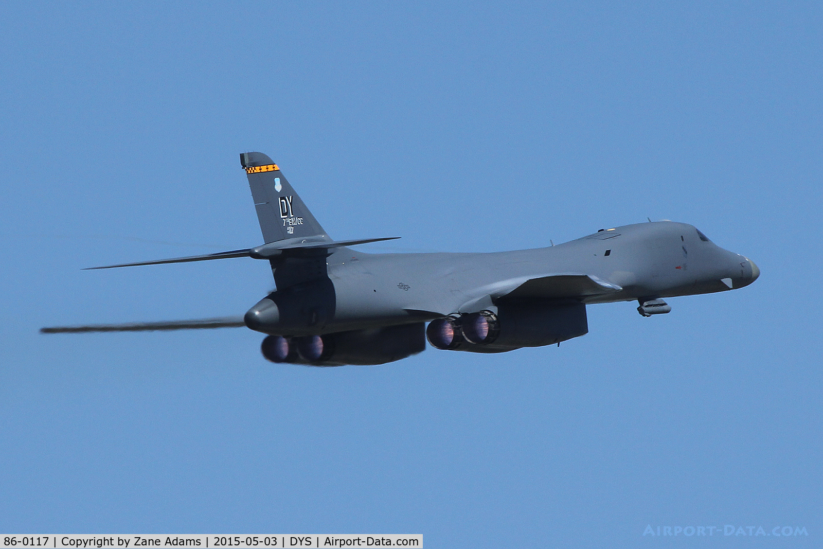 86-0117, 1986 Rockwell B-1B Lancer C/N 77, At the 2014 Big Country Airshow - Dyess AFB, TX