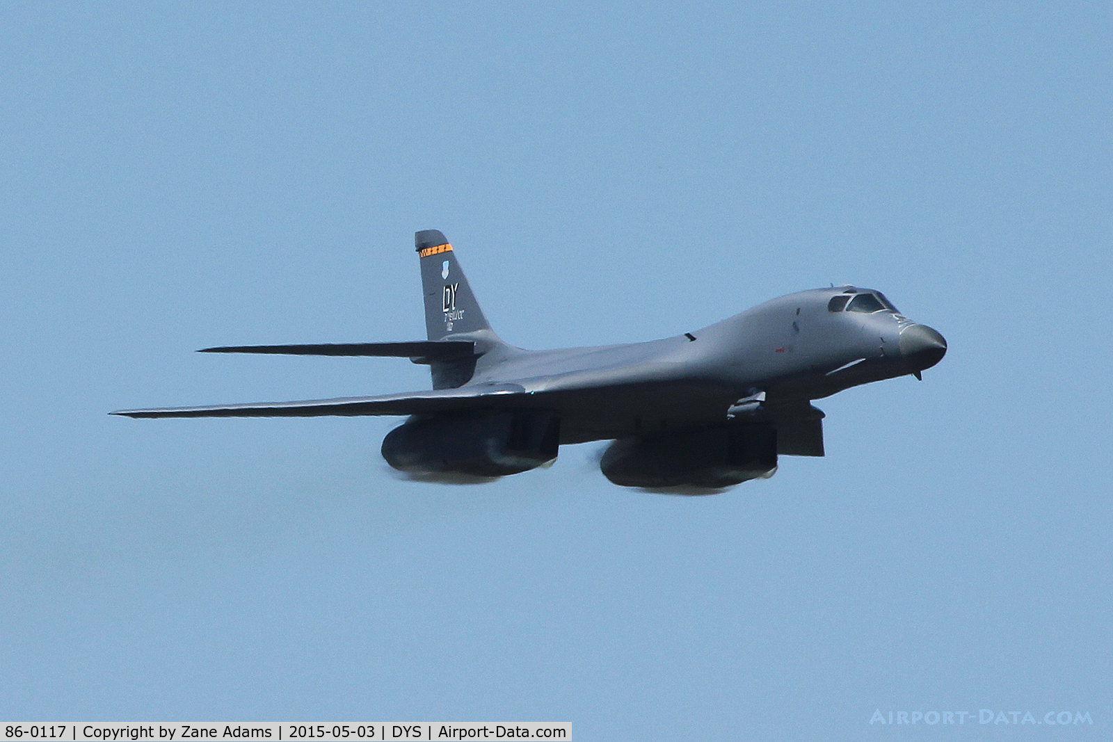 86-0117, 1986 Rockwell B-1B Lancer C/N 77, At the 2014 Big Country Airshow - Dyess AFB, TX