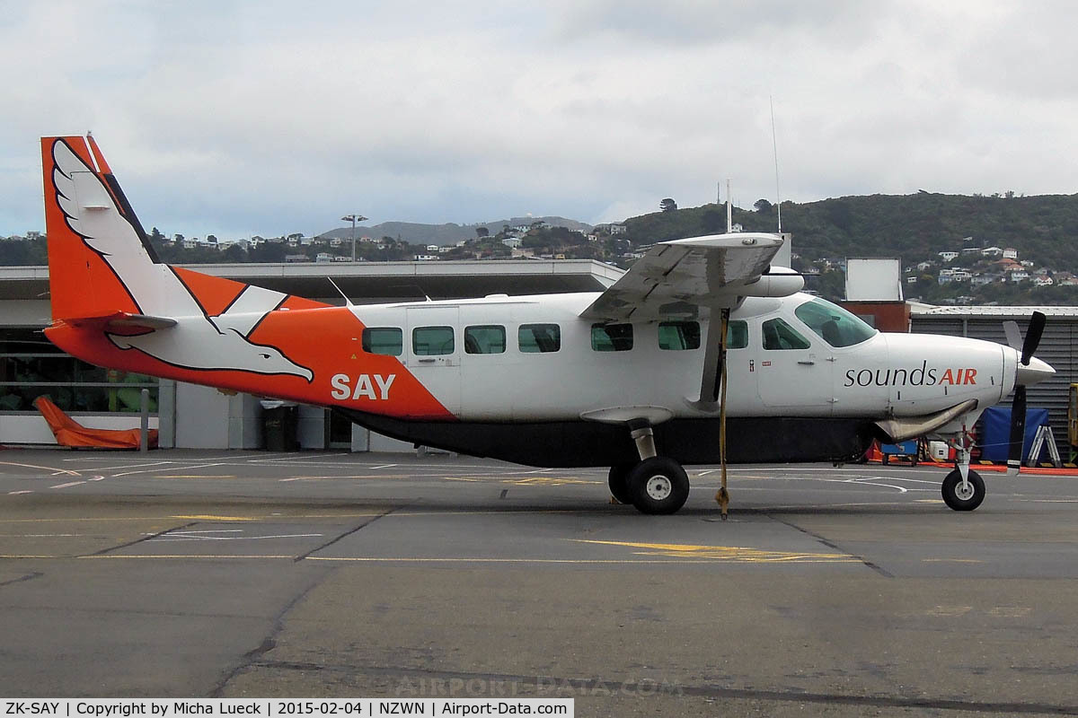 ZK-SAY, 2000 Cessna 208B Grand Caravan C/N 208B-0861, At Wellington