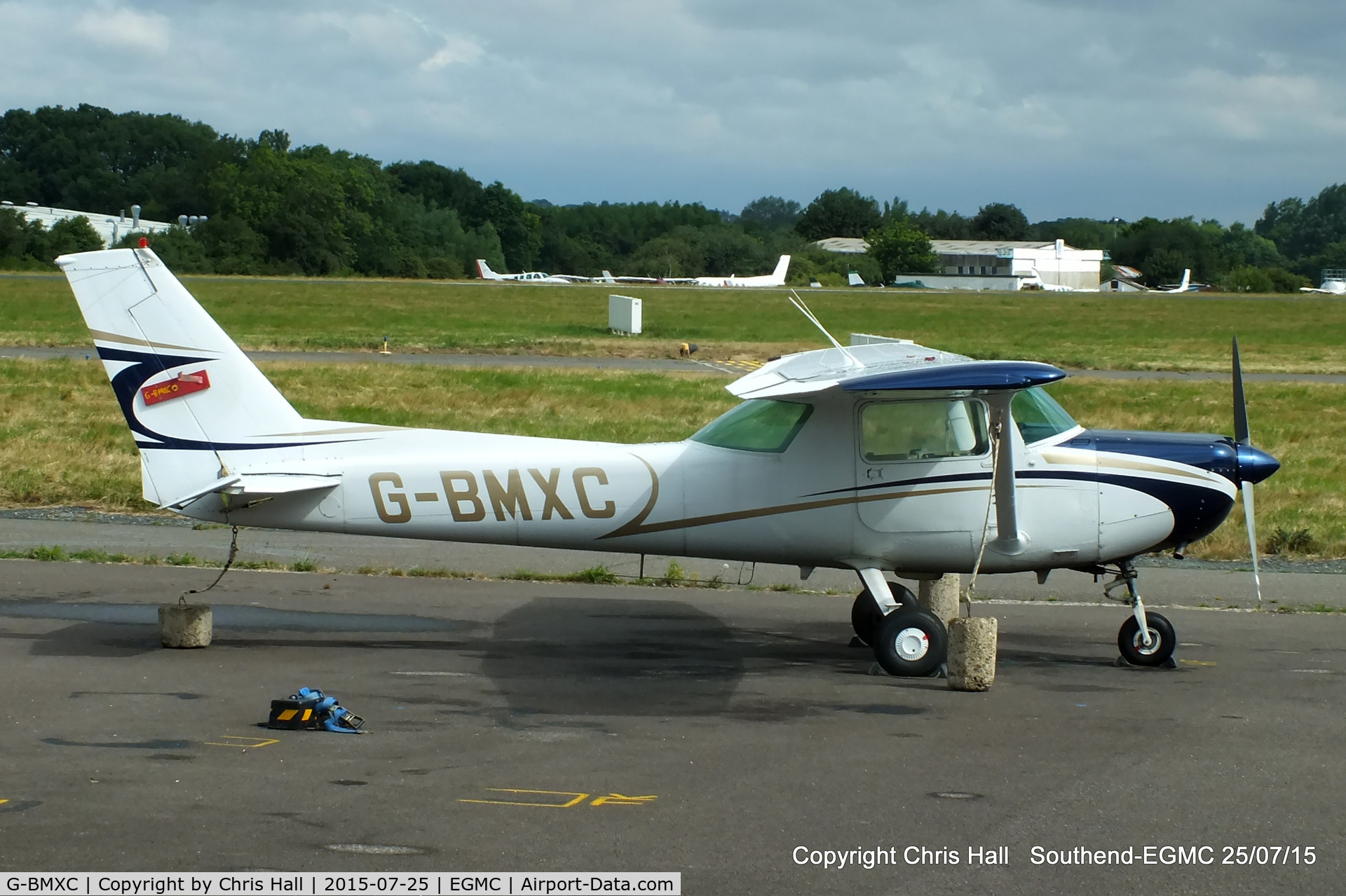 G-BMXC, 1977 Cessna 152 C/N 152-80416, at Southend