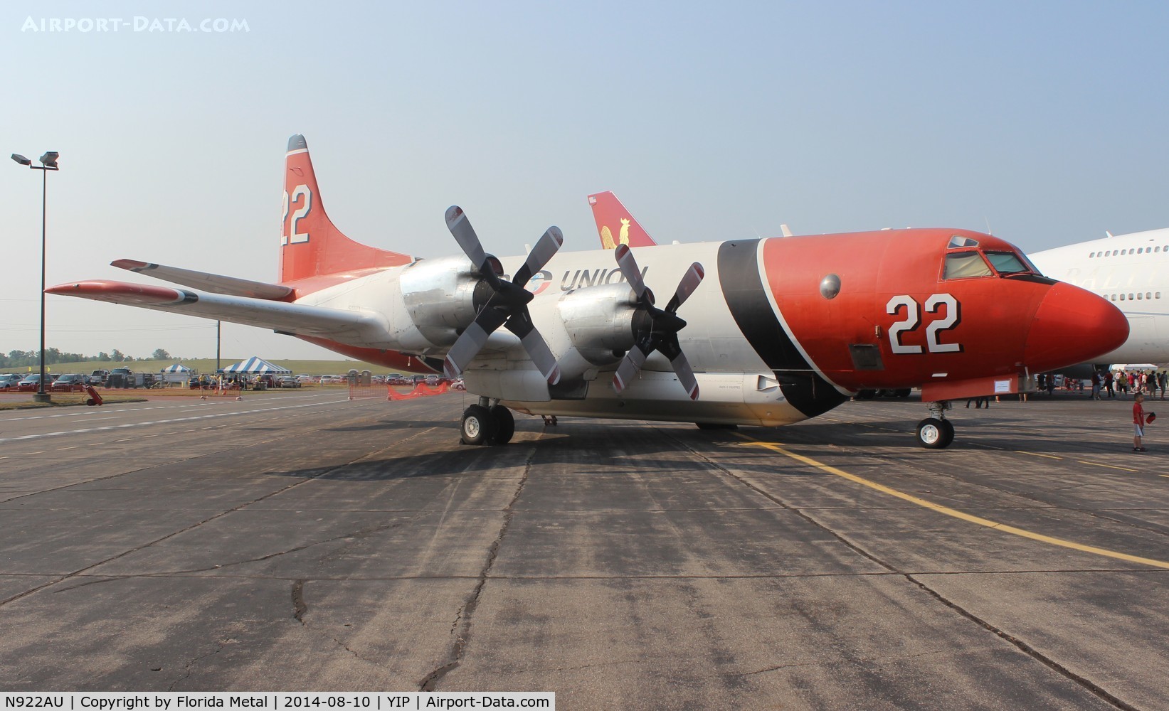 N922AU, Lockheed P-3A Orion C/N 185-5100 (151387), Aero Union P-3A