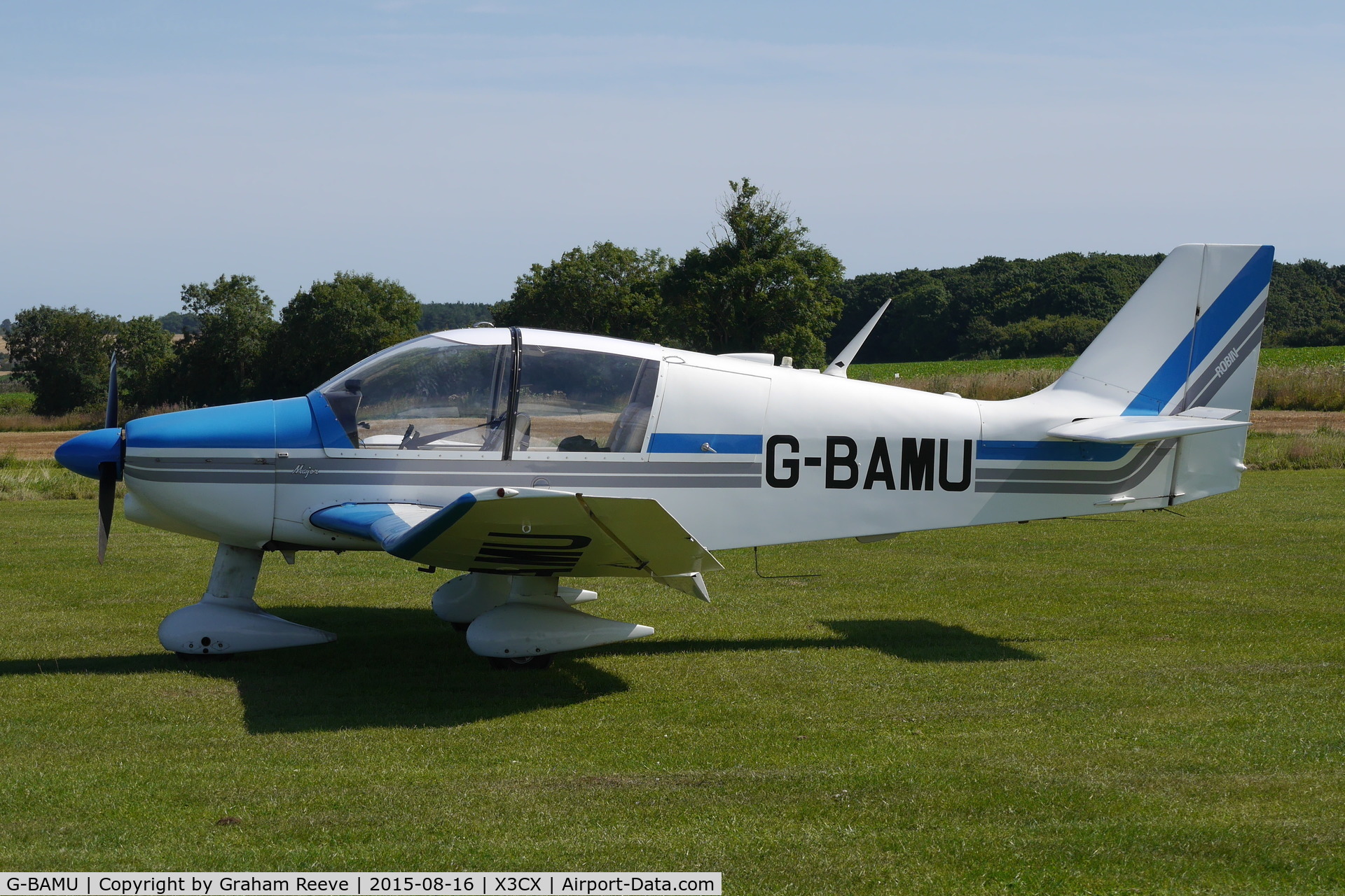 G-BAMU, 1972 Robin DR-400-160 Chevalier C/N 778, Parked at Northrepps.