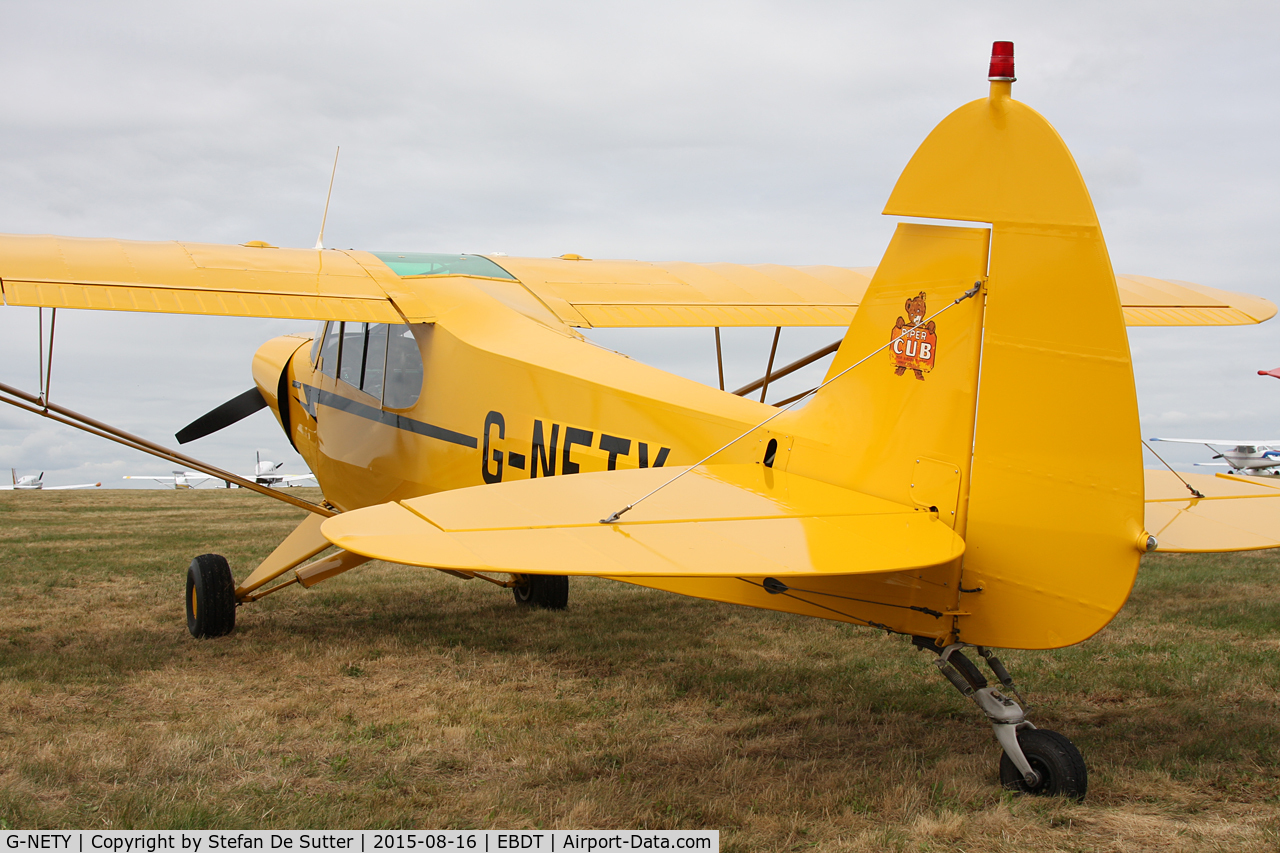 G-NETY, 1994 Piper PA-18-150 Super Cub C/N 1809108, Schaffen Old Timer Fly In 2015.