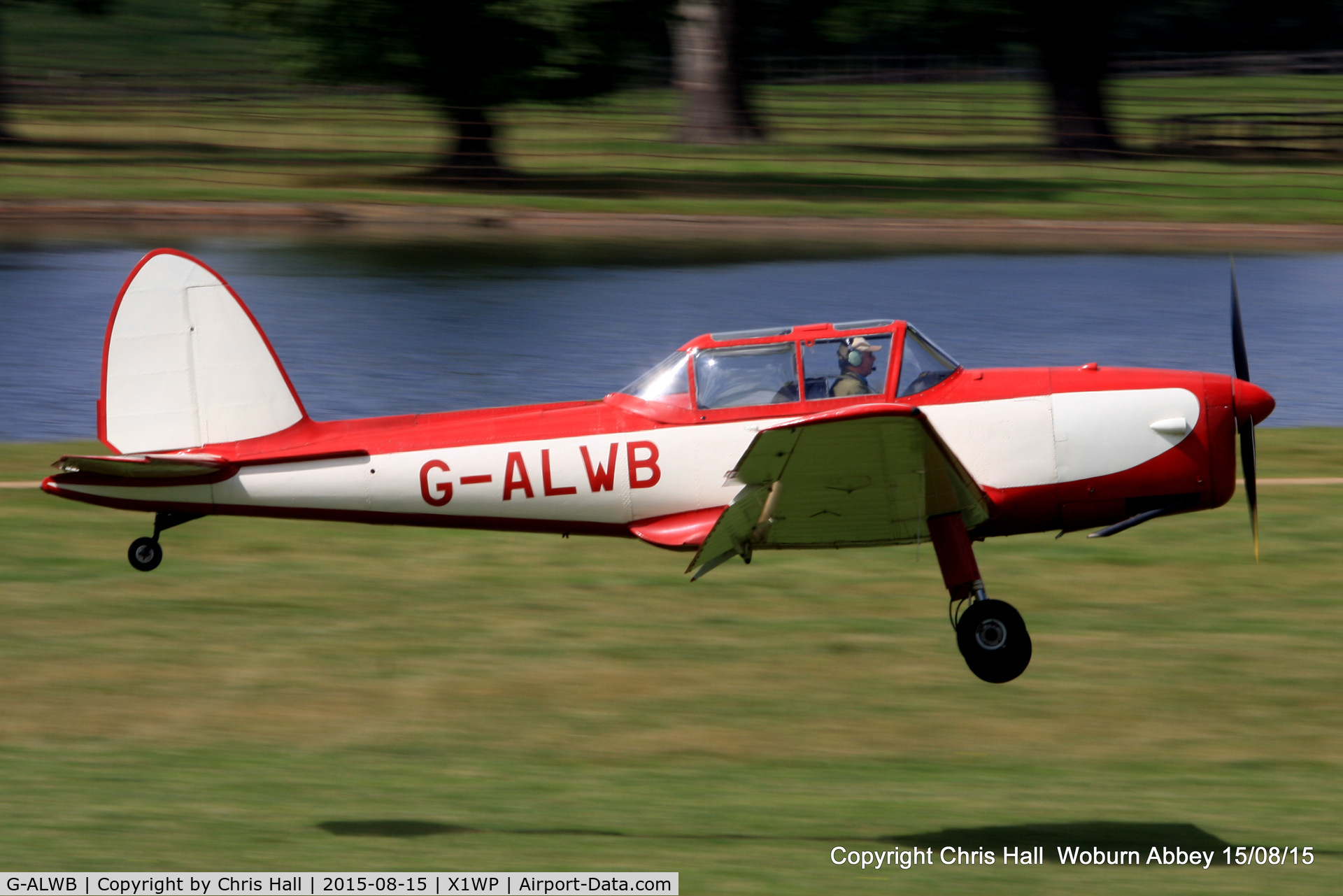 G-ALWB, 1950 De Havilland DHC-1 Chipmunk 22A C/N C1/0100, International Moth Rally at Woburn Abbey 15/08/15