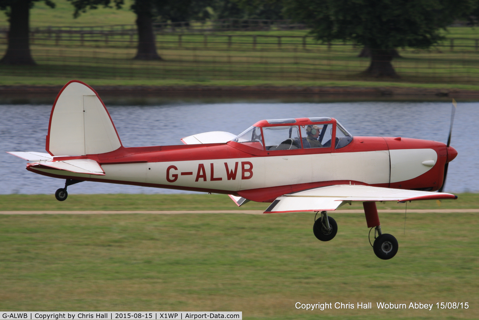 G-ALWB, 1950 De Havilland DHC-1 Chipmunk 22A C/N C1/0100, International Moth Rally at Woburn Abbey 15/08/15