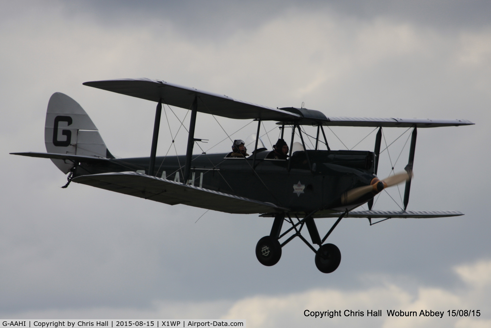 G-AAHI, 1929 De Havilland DH60G Gipsy Moth C/N 1082, International Moth Rally at Woburn Abbey 15/08/15