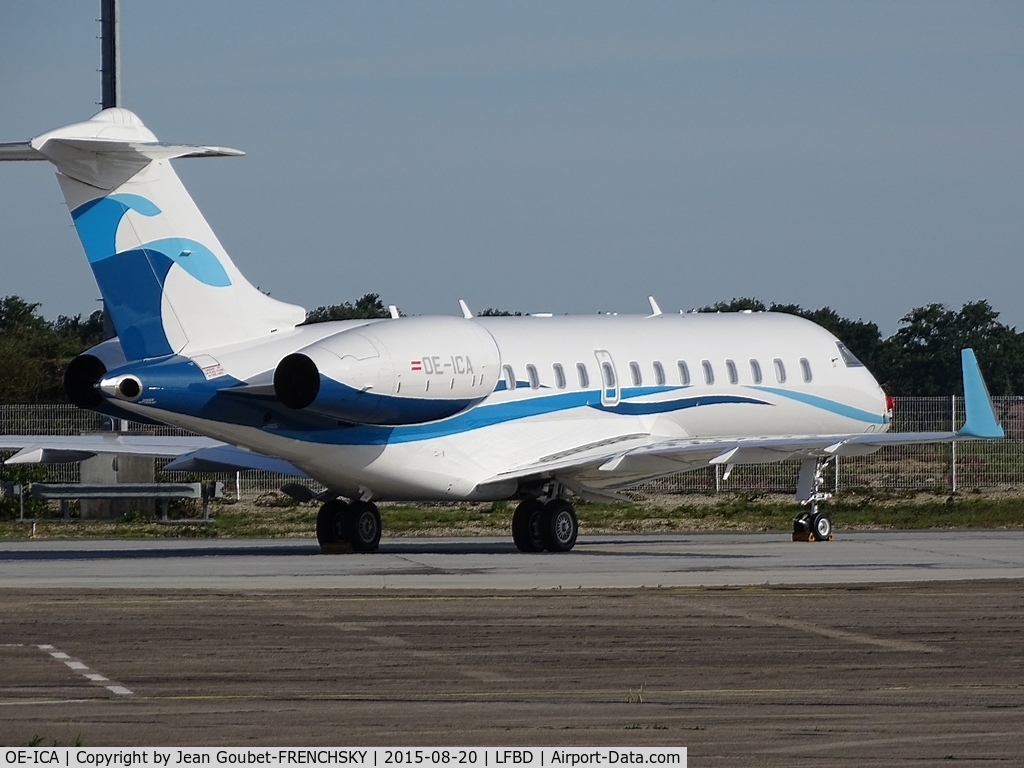 OE-ICA, 2013 Bombardier BD-700-1A10 Global 5000 C/N 9542, private parking Fox