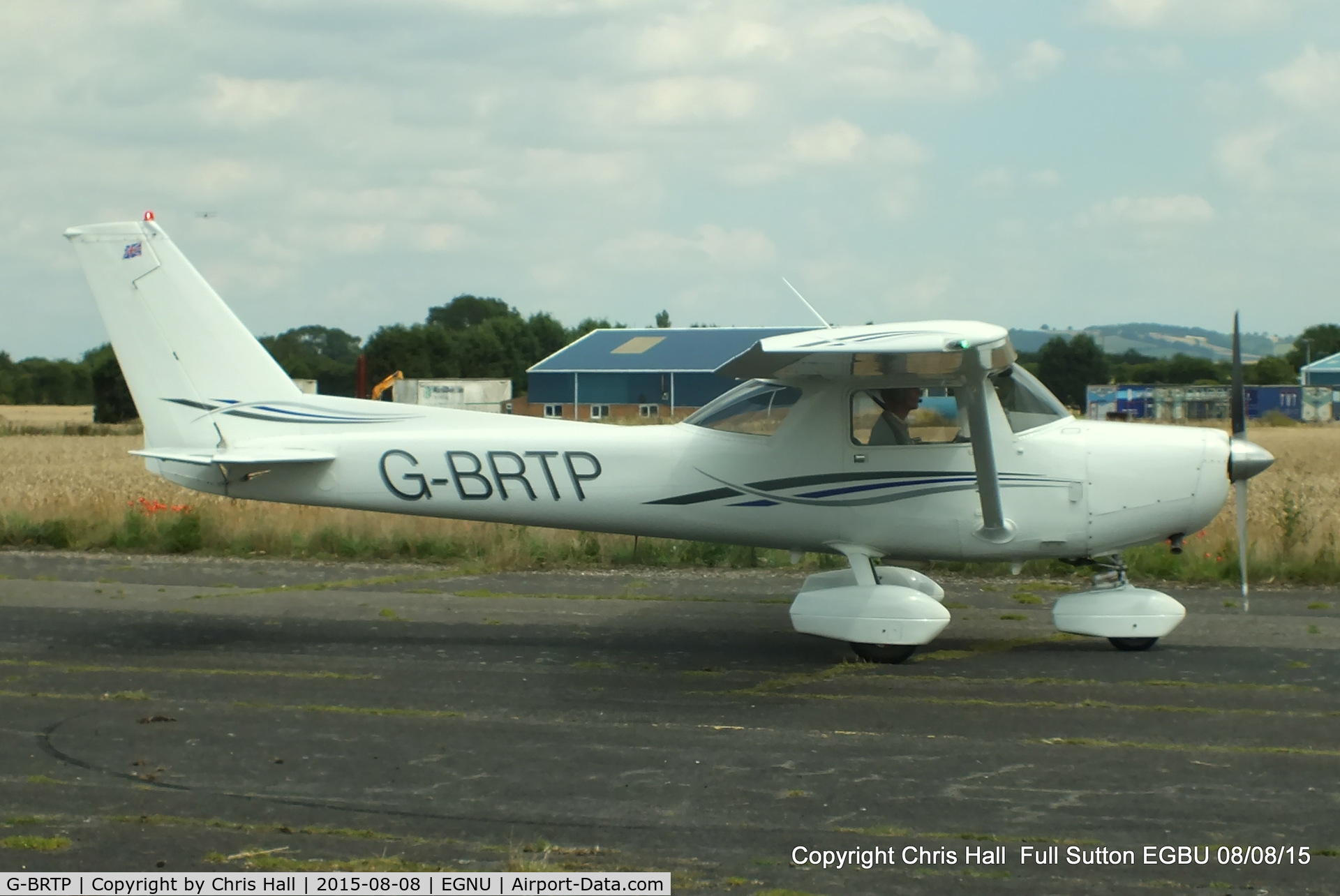 G-BRTP, 1979 Cessna 152 C/N 152-81275, at the Vale of York LAA strut flyin, Full Sutton