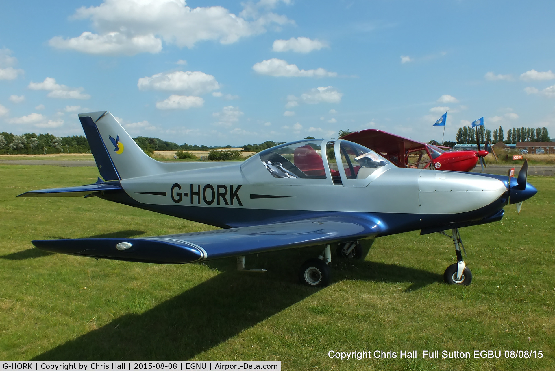 G-HORK, 2007 Alpi Aviation Pioneer 300 Hawk C/N PFA 330A-14741, at the Vale of York LAA strut flyin, Full Sutton
