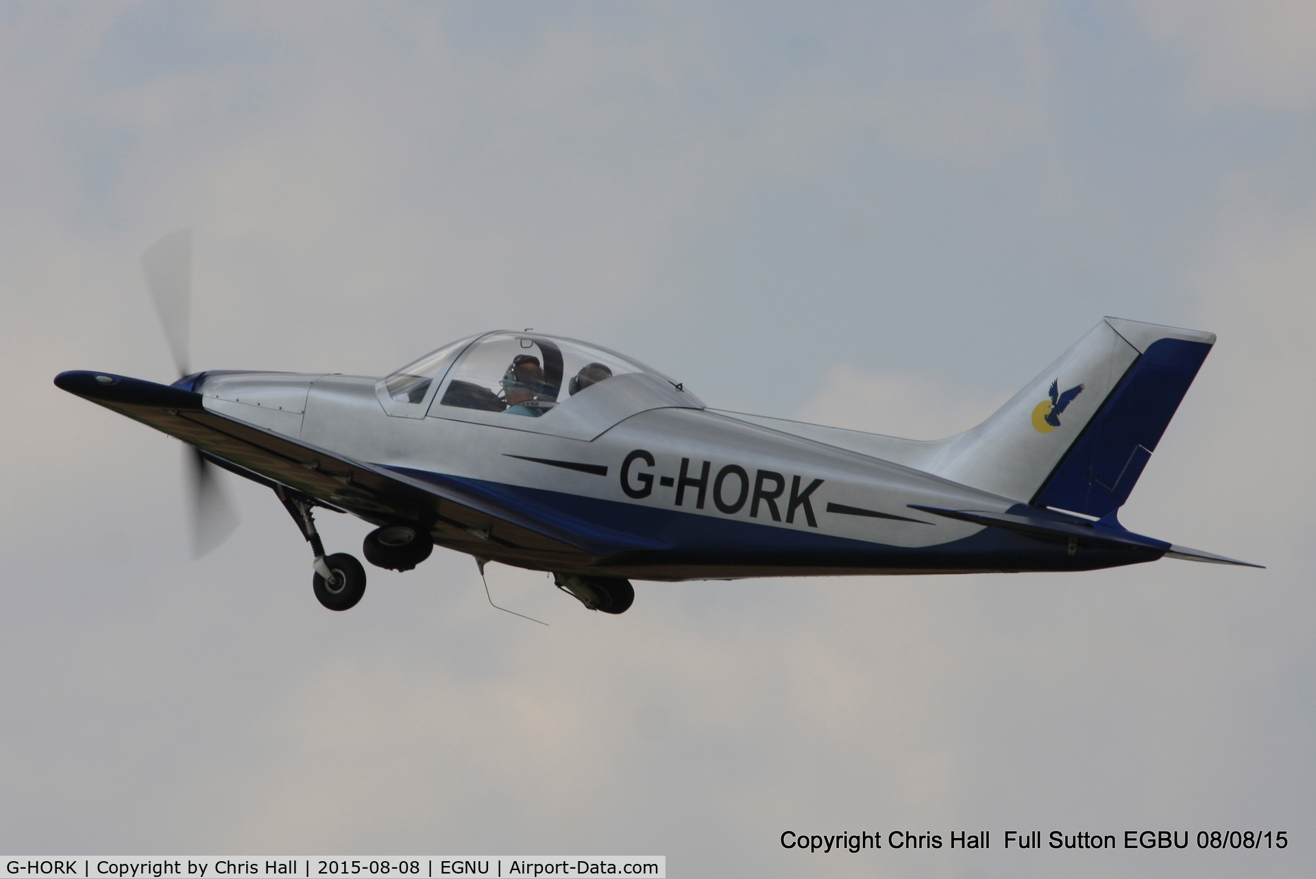 G-HORK, 2007 Alpi Aviation Pioneer 300 Hawk C/N PFA 330A-14741, at the Vale of York LAA strut flyin, Full Sutton