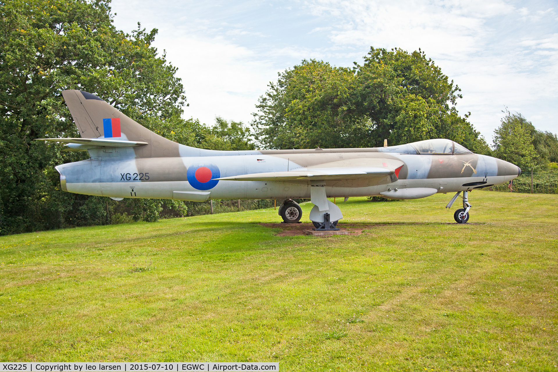 XG225, 1956 Hawker Hunter F.6A C/N 41H-680037, Cosford RAF Museum 10.7.15