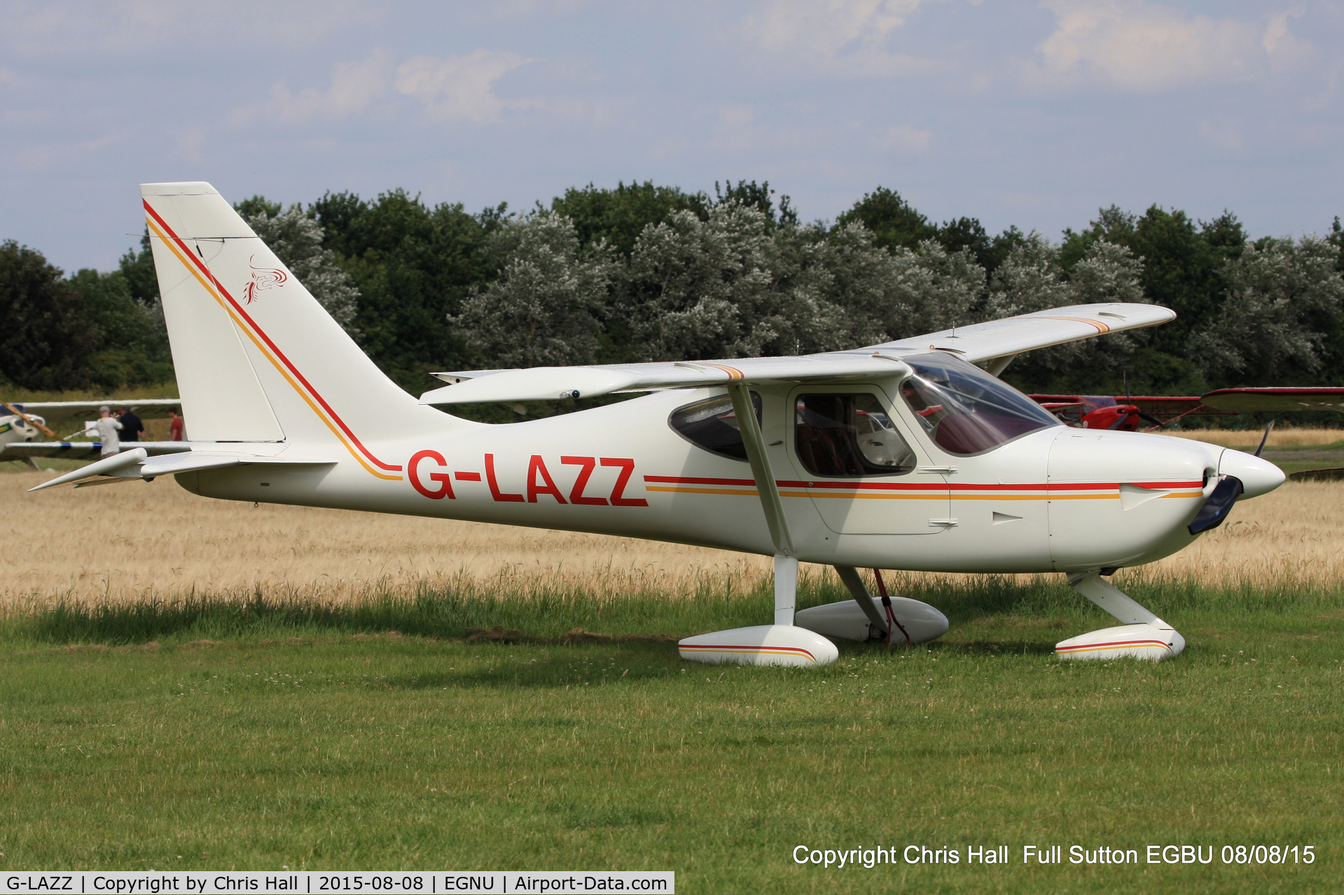 G-LAZZ, 2002 Stoddard-Hamilton Glastar C/N PFA 295-13059, at the Vale of York LAA strut flyin, Full Sutton