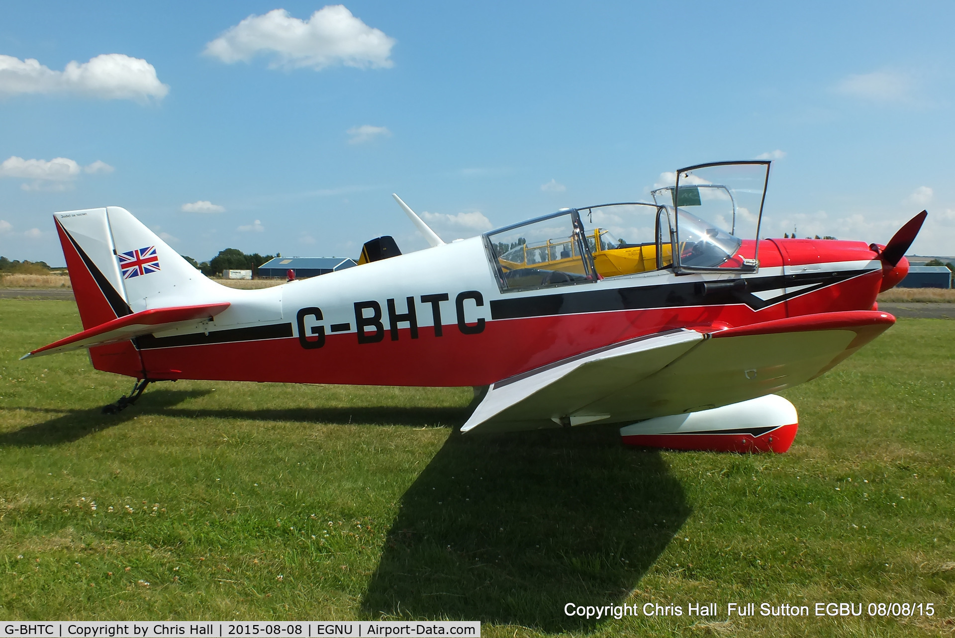 G-BHTC, 1964 CEA Jodel DR-1051-M1 C/N 581, at the Vale of York LAA strut flyin, Full Sutton