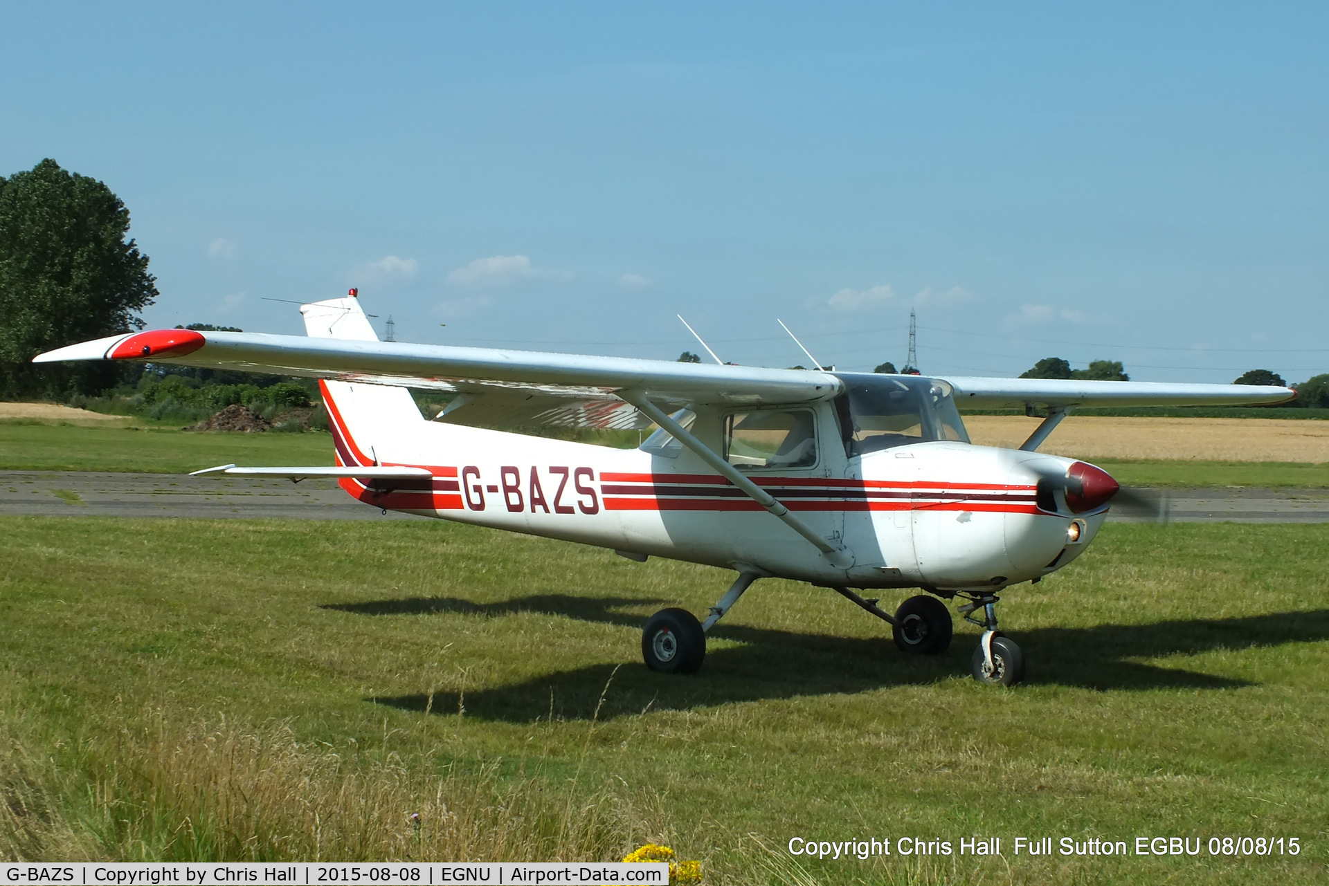 G-BAZS, 1973 Reims F150L C/N 0954, at the Vale of York LAA strut flyin, Full Sutton