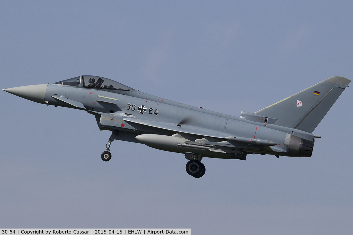30 64, Eurofighter EF-2000 Typhoon S C/N GS047, Leeuwarden