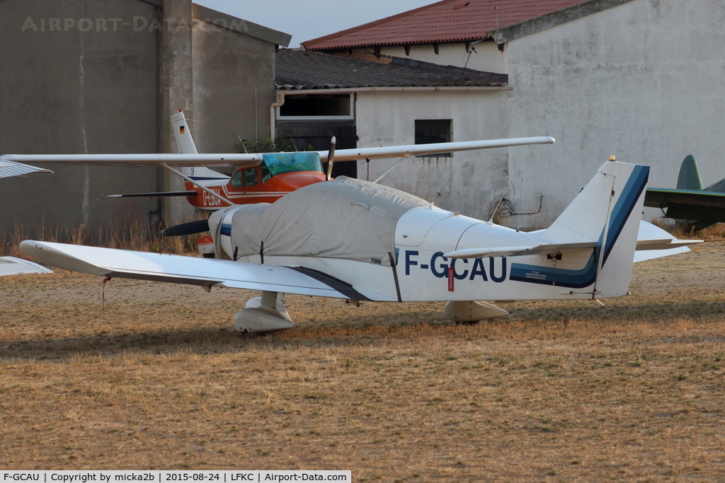 F-GCAU, 1979 Robin R-1180T Aiglon C/N 241, Parked. Crashed during landing at Saint François (Guadeloupe)