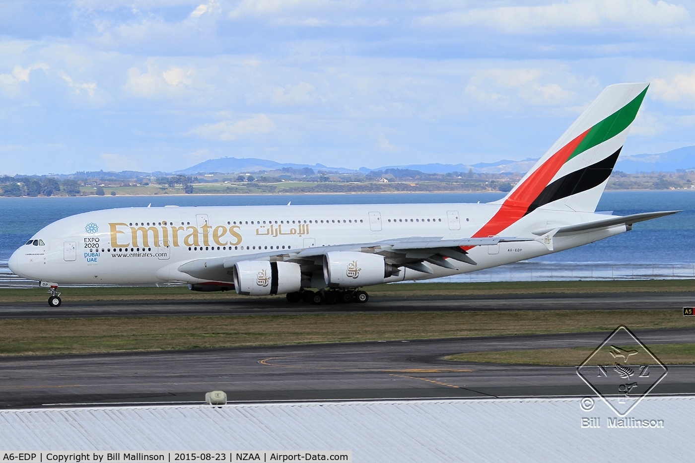 A6-EDP, 2011 Airbus A380-861 C/N 077, in from BNE