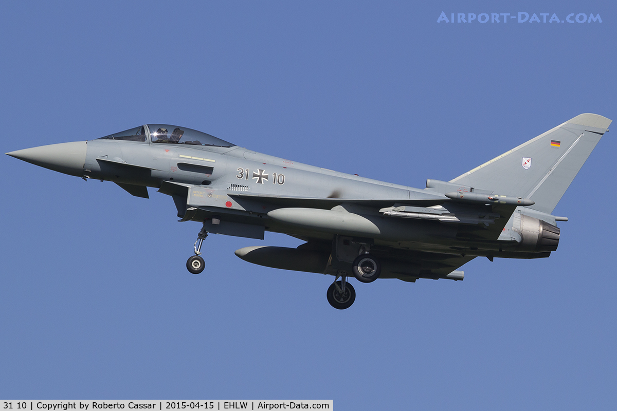 31 10, Eurofighter EF-2000 Typhoon S C/N GS086, Leeuwarden
