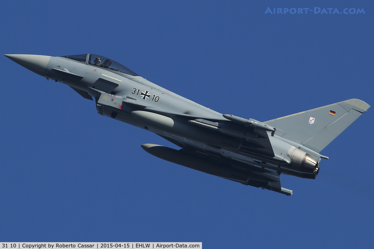 31 10, Eurofighter EF-2000 Typhoon S C/N GS086, Leeuwarden