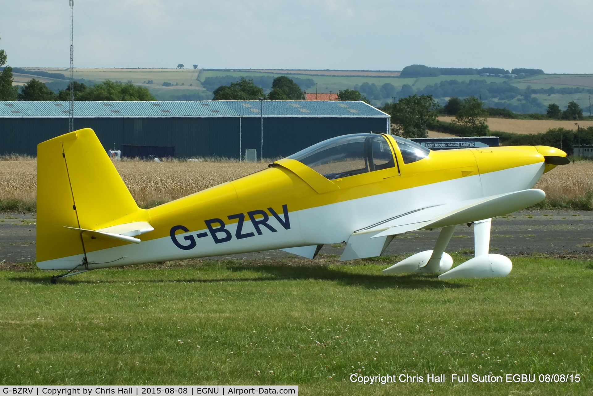 G-BZRV, 2002 Vans RV-6 C/N PFA 181A-13573, at the Vale of York LAA strut flyin, Full Sutton