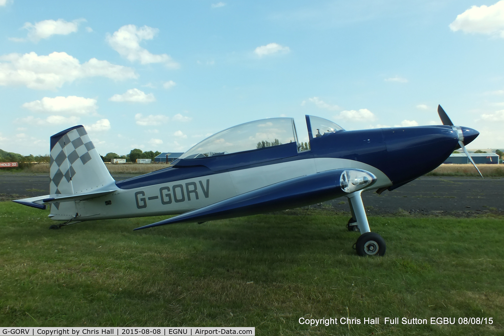 G-GORV, 2013 Vans RV-8 C/N LAA 303-14847, at the Vale of York LAA strut flyin, Full Sutton