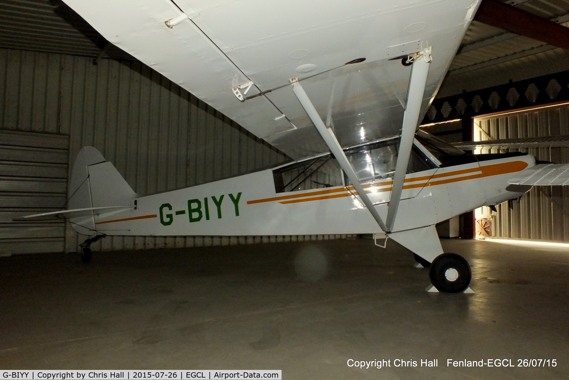 G-BIYY, 1952 Piper L-18C Super Cub C/N 18-1979, at Fenland airfield