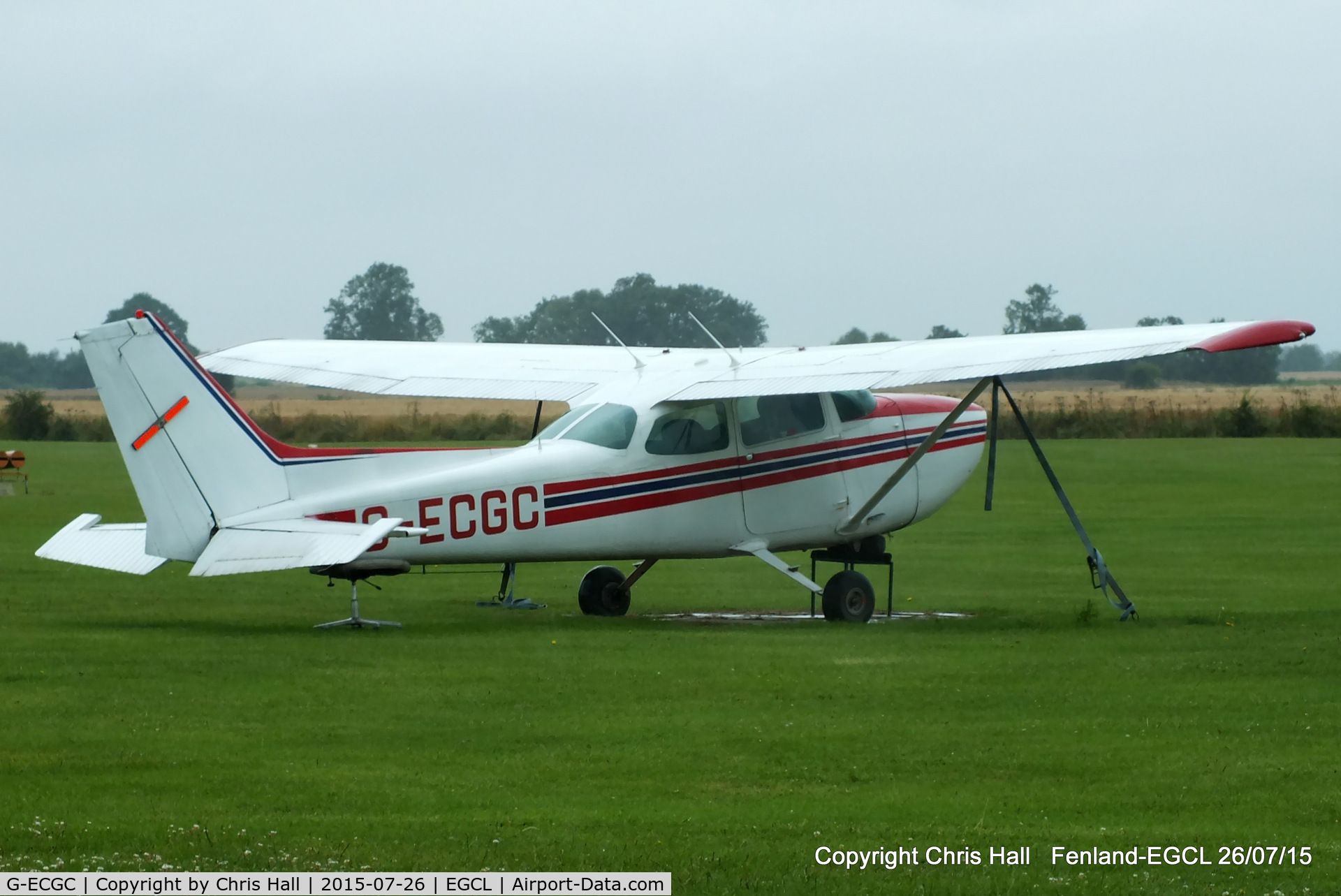G-ECGC, 1979 Reims F172N Skyhawk C/N 1850, at Fenland airfield