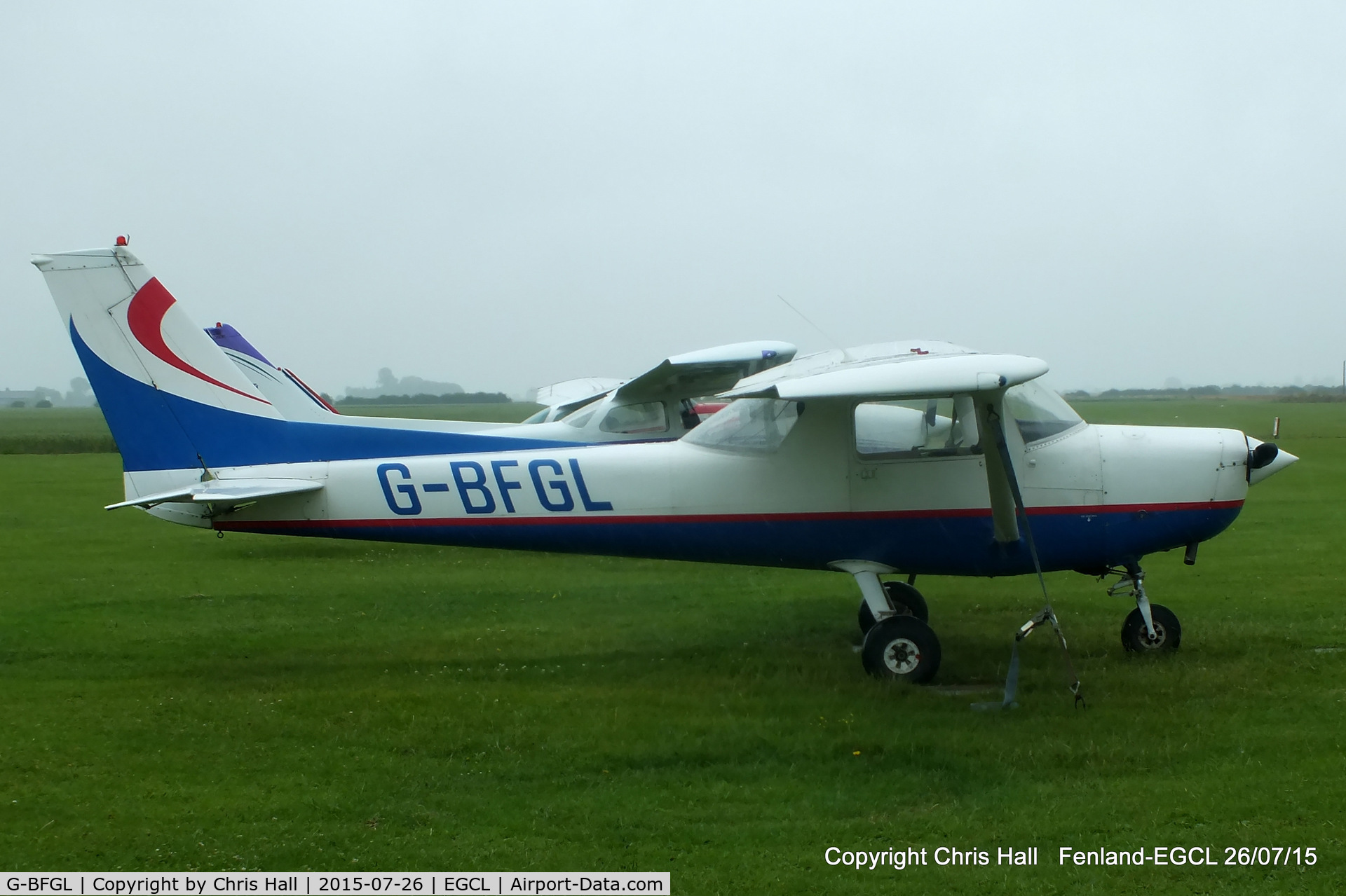 G-BFGL, 1977 Reims FA152 Aerobat C/N 0339, at Fenland airfield