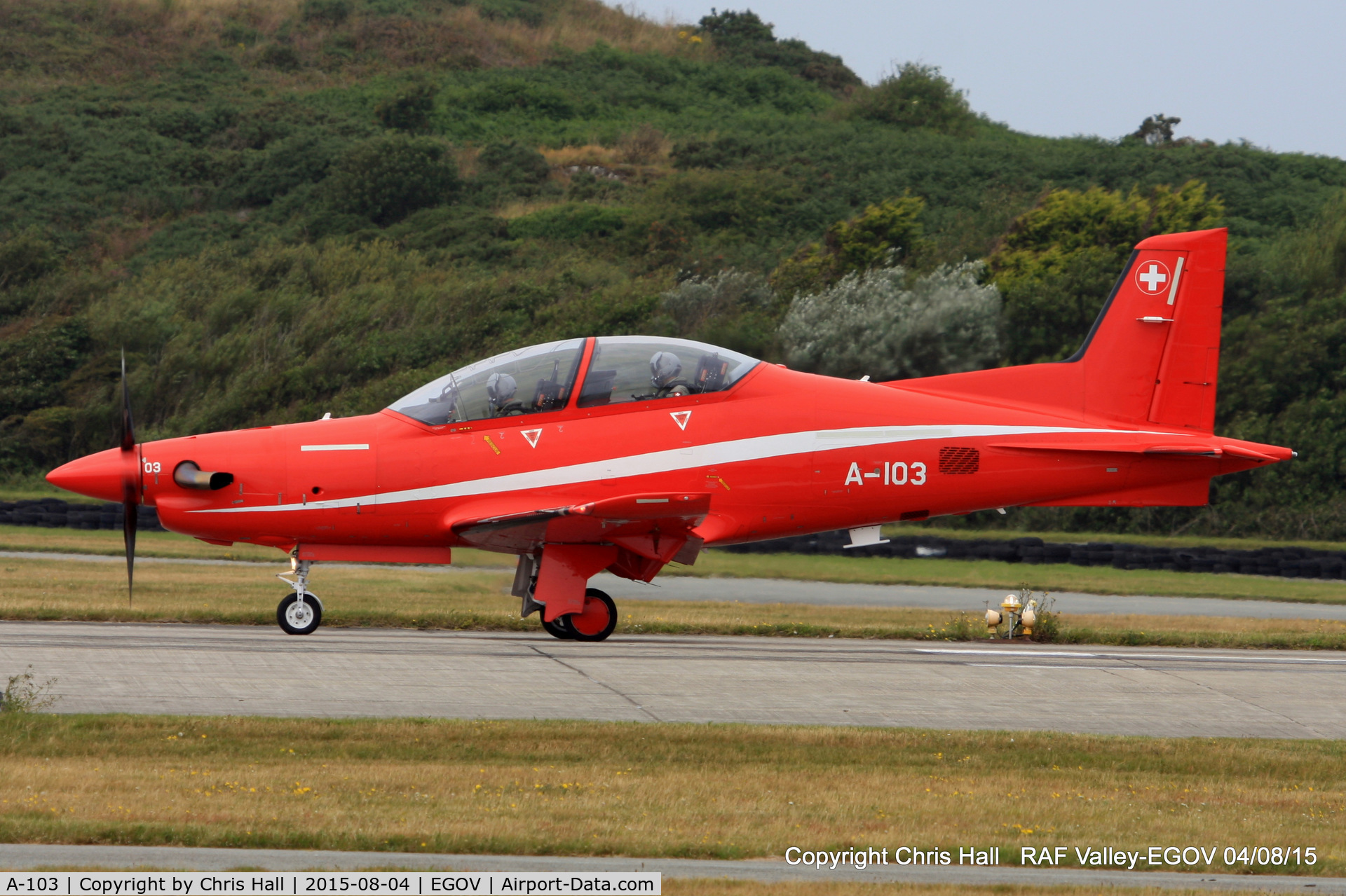 A-103, 2007 Pilatus PC-21 C/N 105, Swiss Air Force