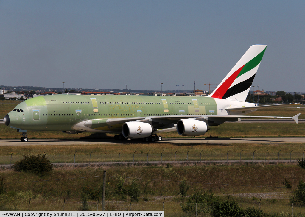 F-WWAN, 2015 Airbus A380-861 C/N 201, C/n 0201 - For Emirates