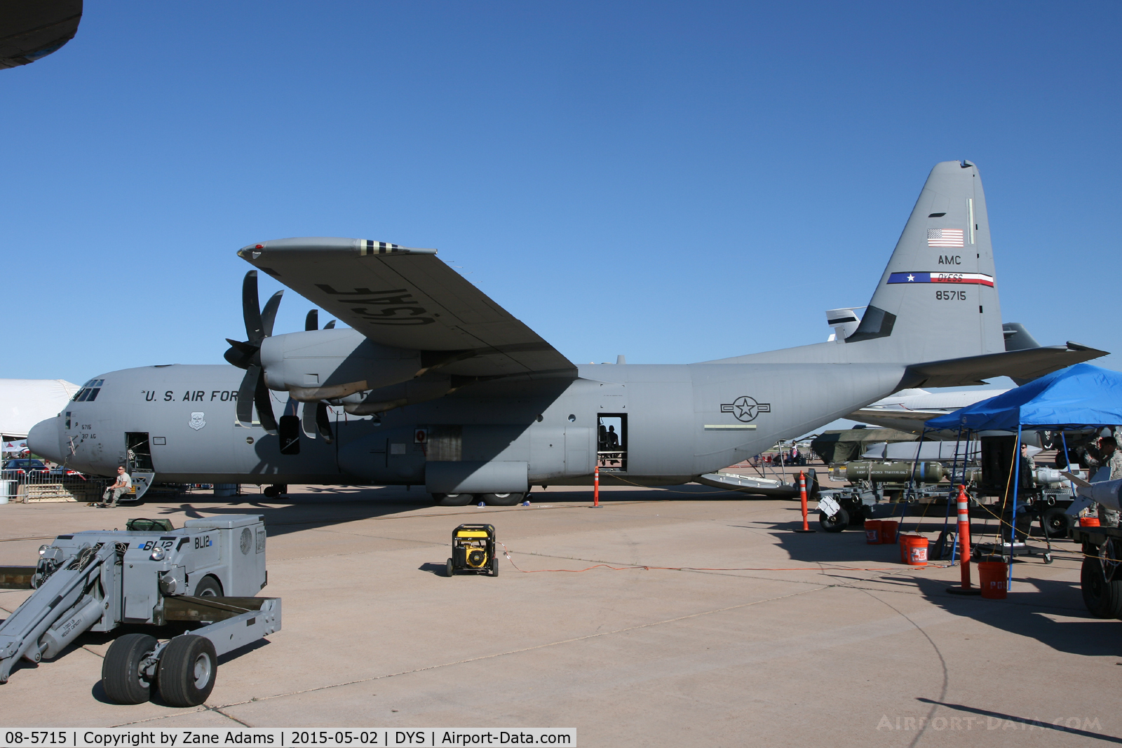 08-5715, 2008 Lockheed Martin C-130J-30 Super Hercules C/N 382-5715, At the 2015 Big Country Airshow - Dyess AFB, Texas