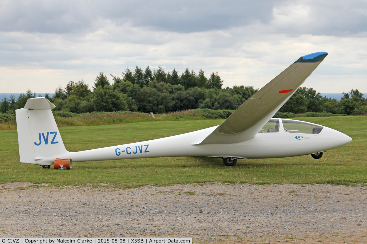 G-CJVZ, Schleicher ASK-21 C/N 21721, Schleicher ASK-21, Sutton Bank Airfield, N Yorks, August 9th 2015.