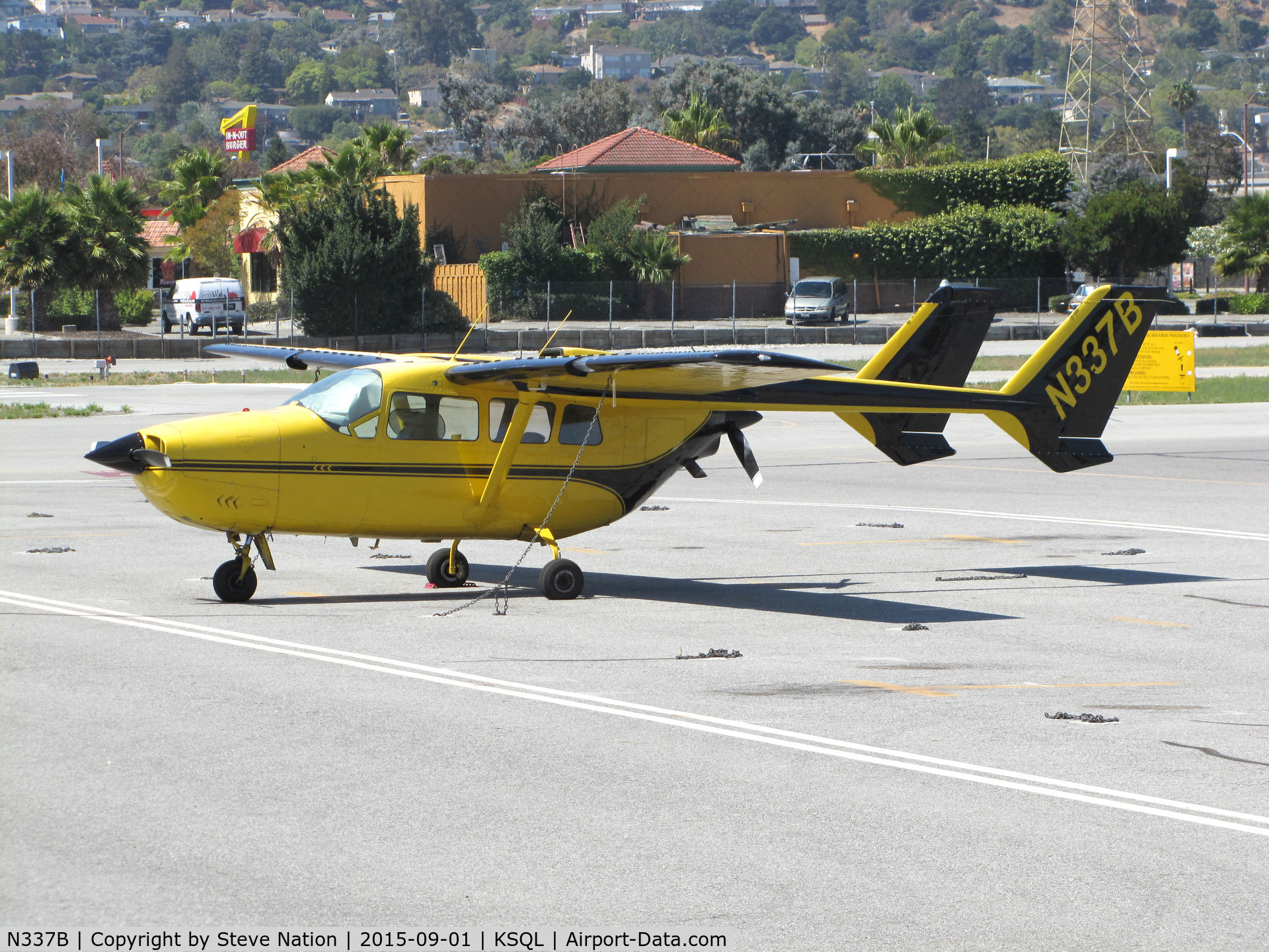 N337B, 1967 Cessna T337C Turbo Super Skymaster C/N 337-0775, Colorful 1967 Cessna T337C @ @ San Carlos Airport, CA